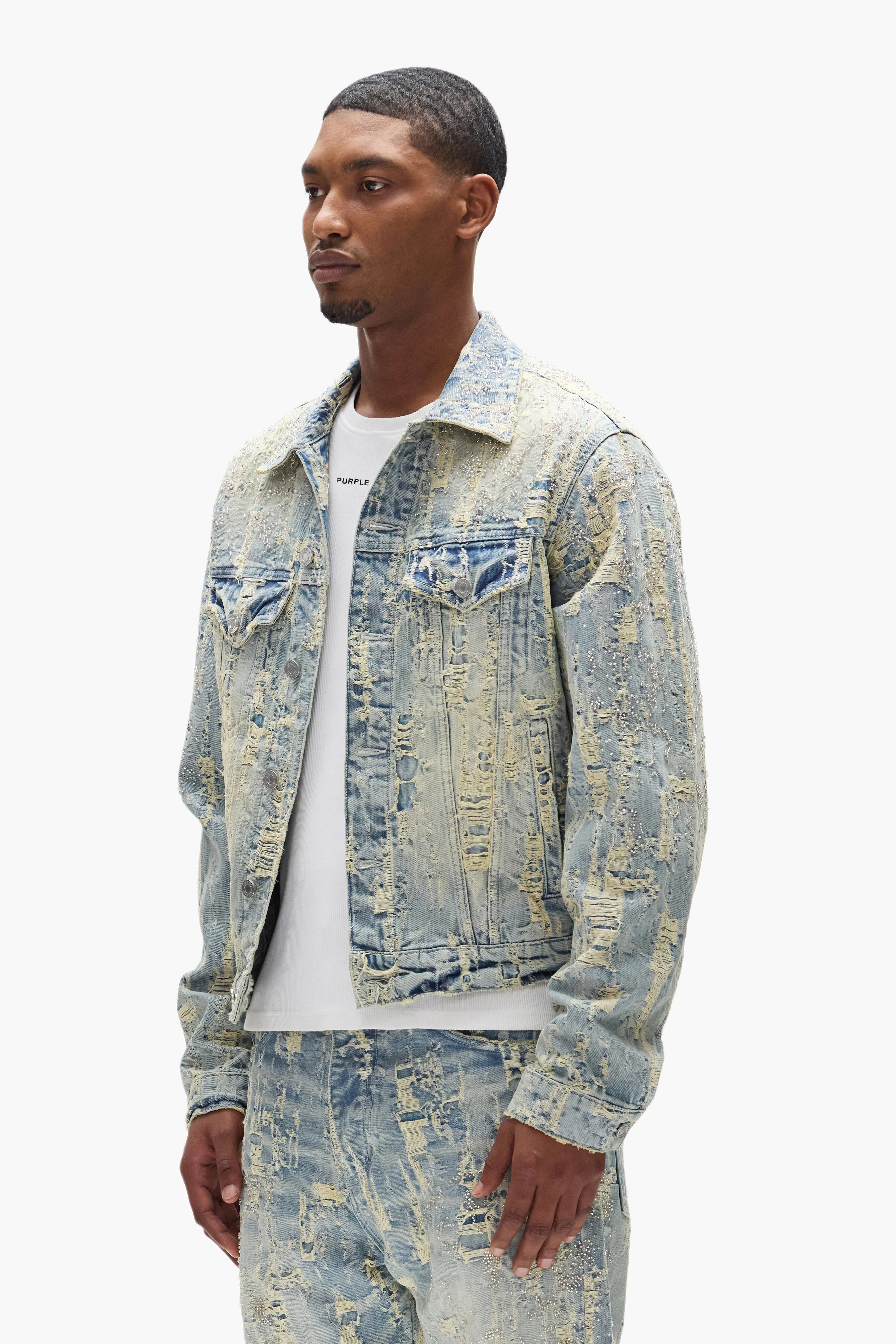 Beaded Destroy Jacket - Image 2