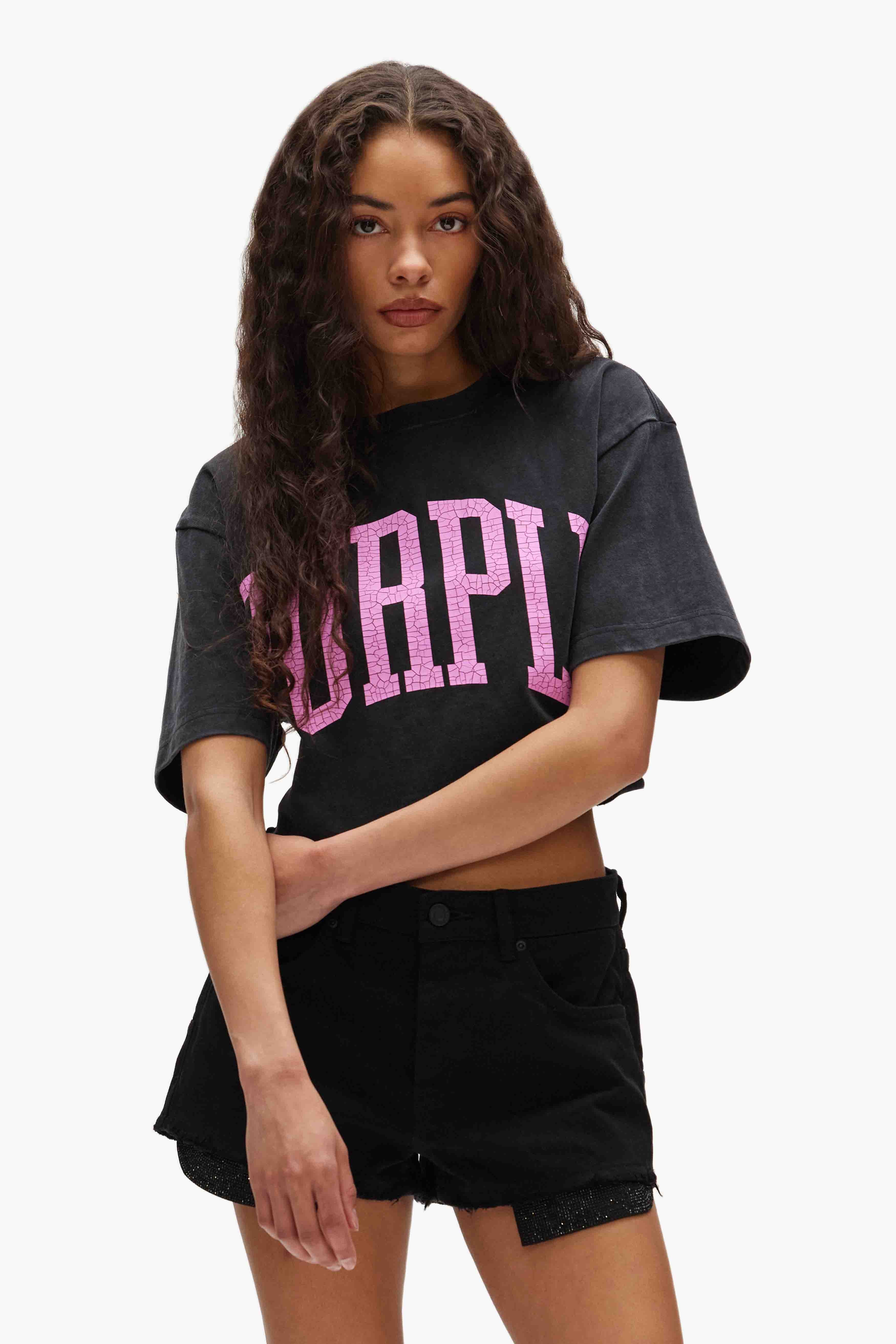 Collegiate Cropped Tee - Image 3