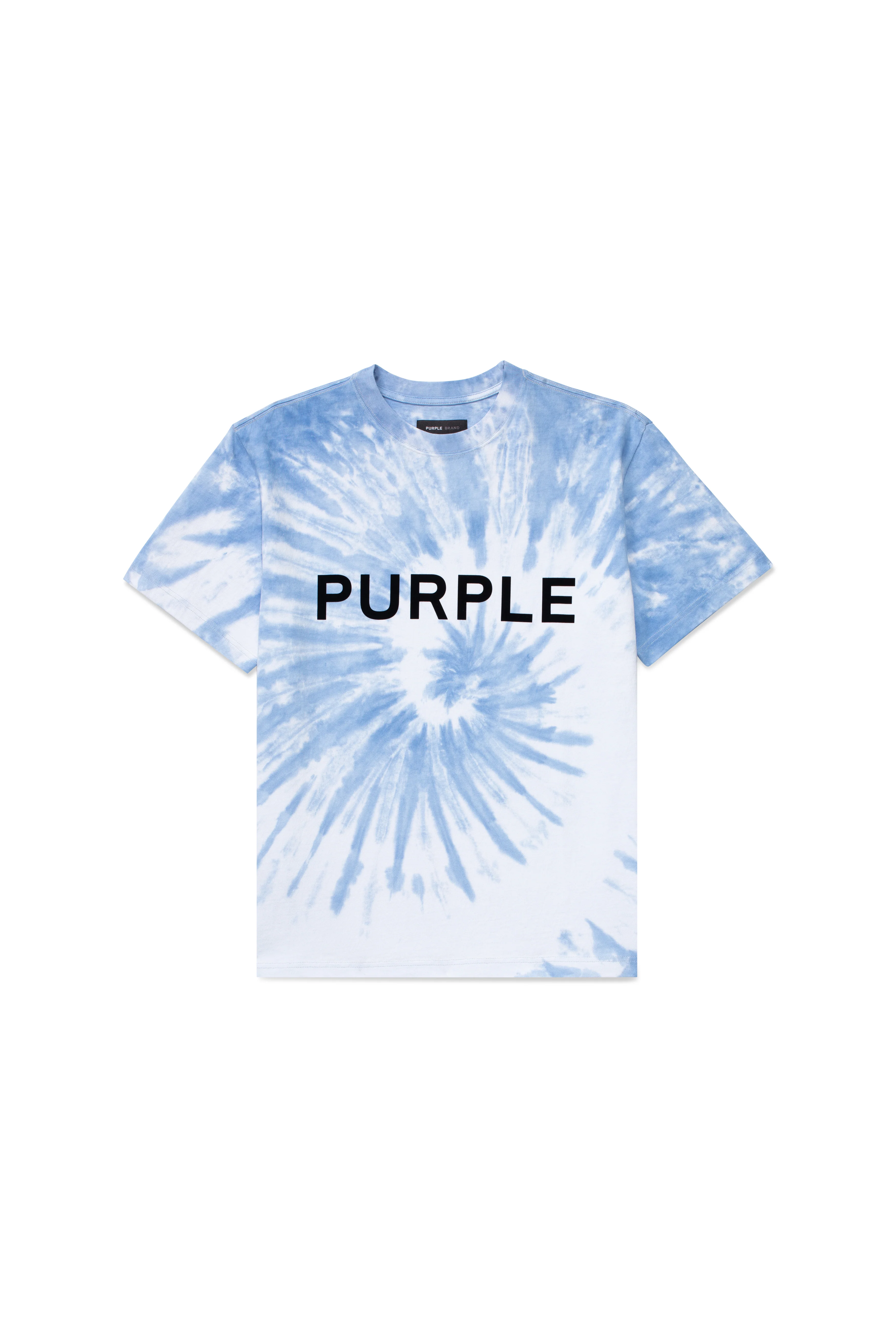 Core Tie Dyed Placid Blue T-Shirt - Image 4