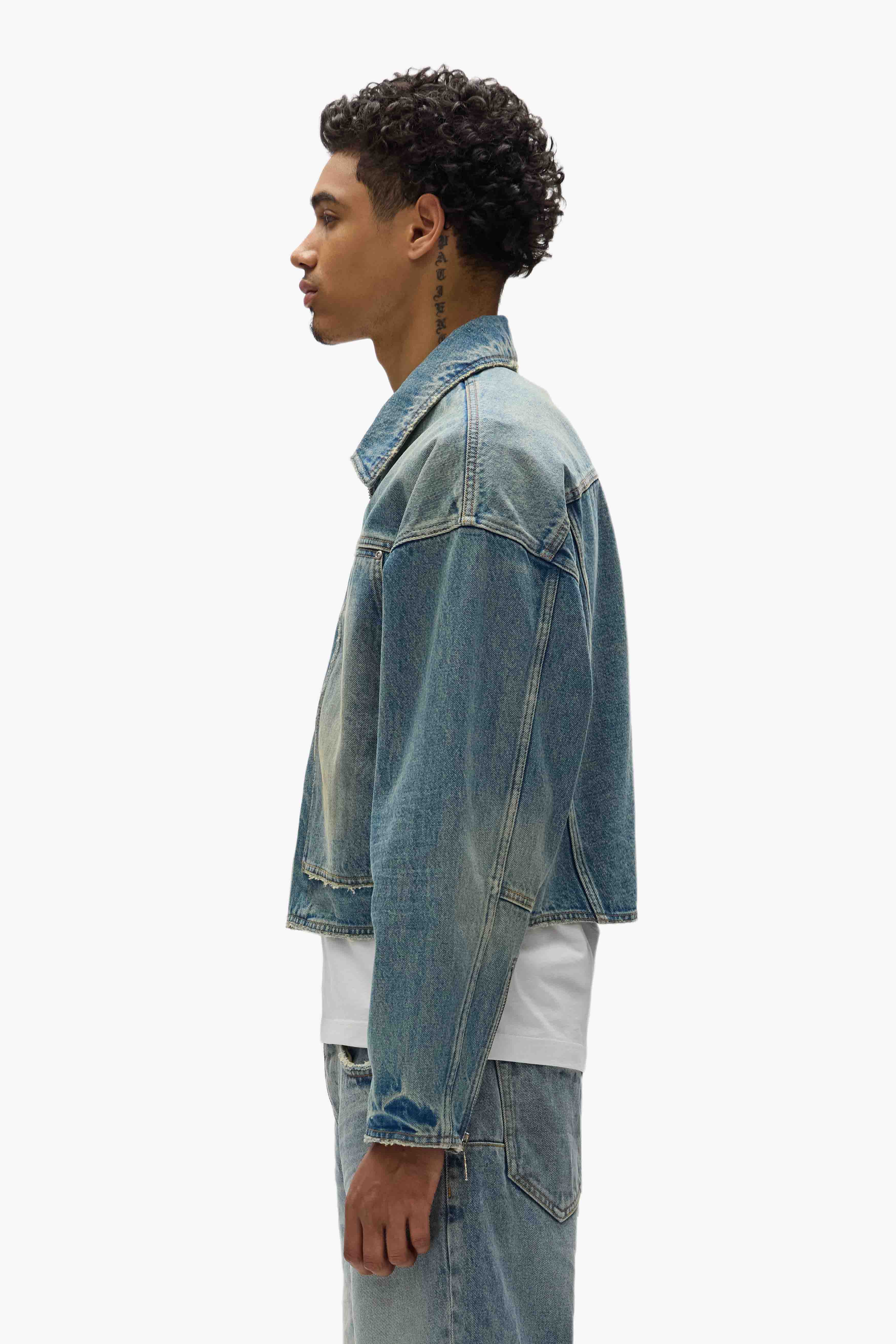 Cropped Carpenter Jacket - Image 2