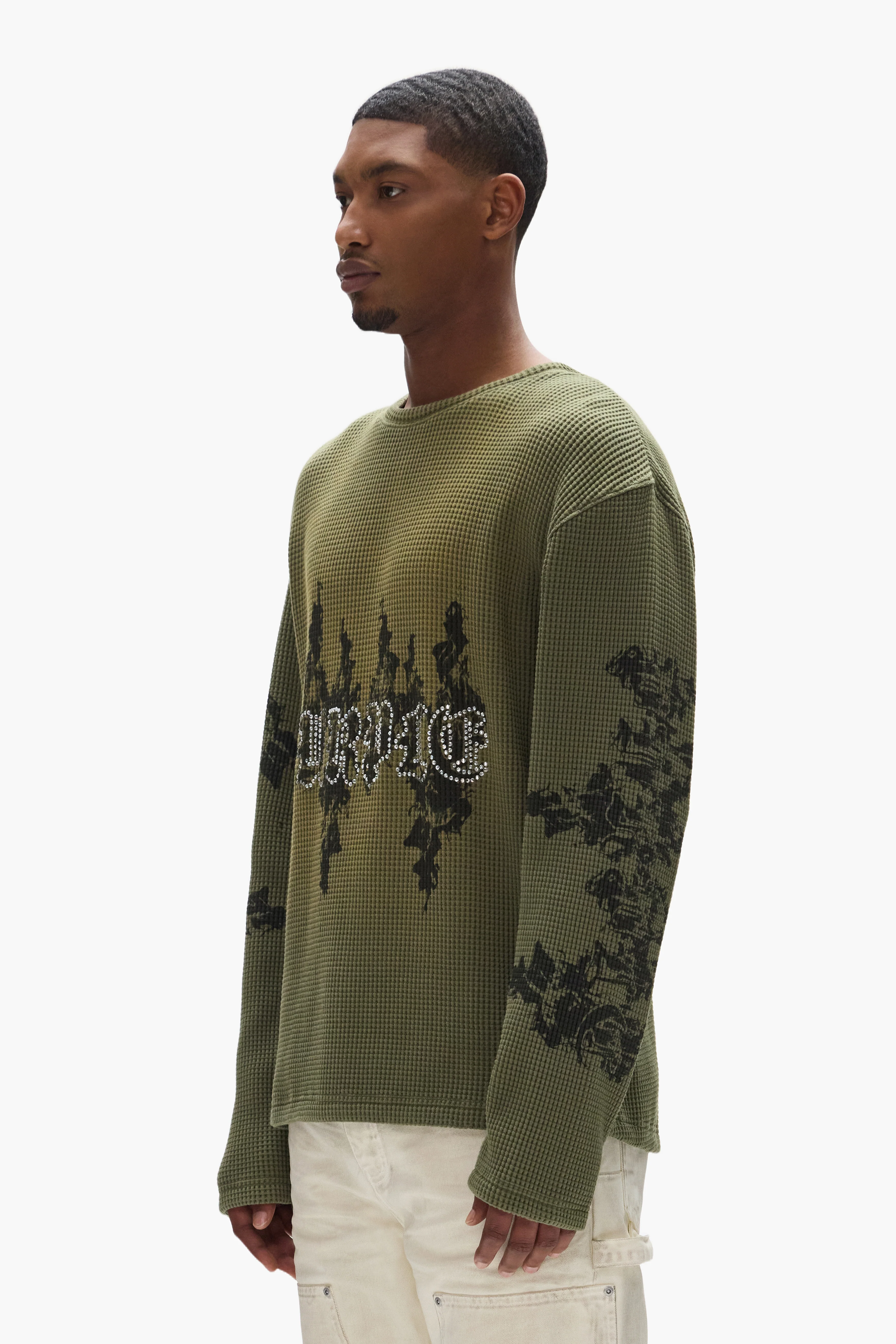 Flames Waffle Knit - Image 3