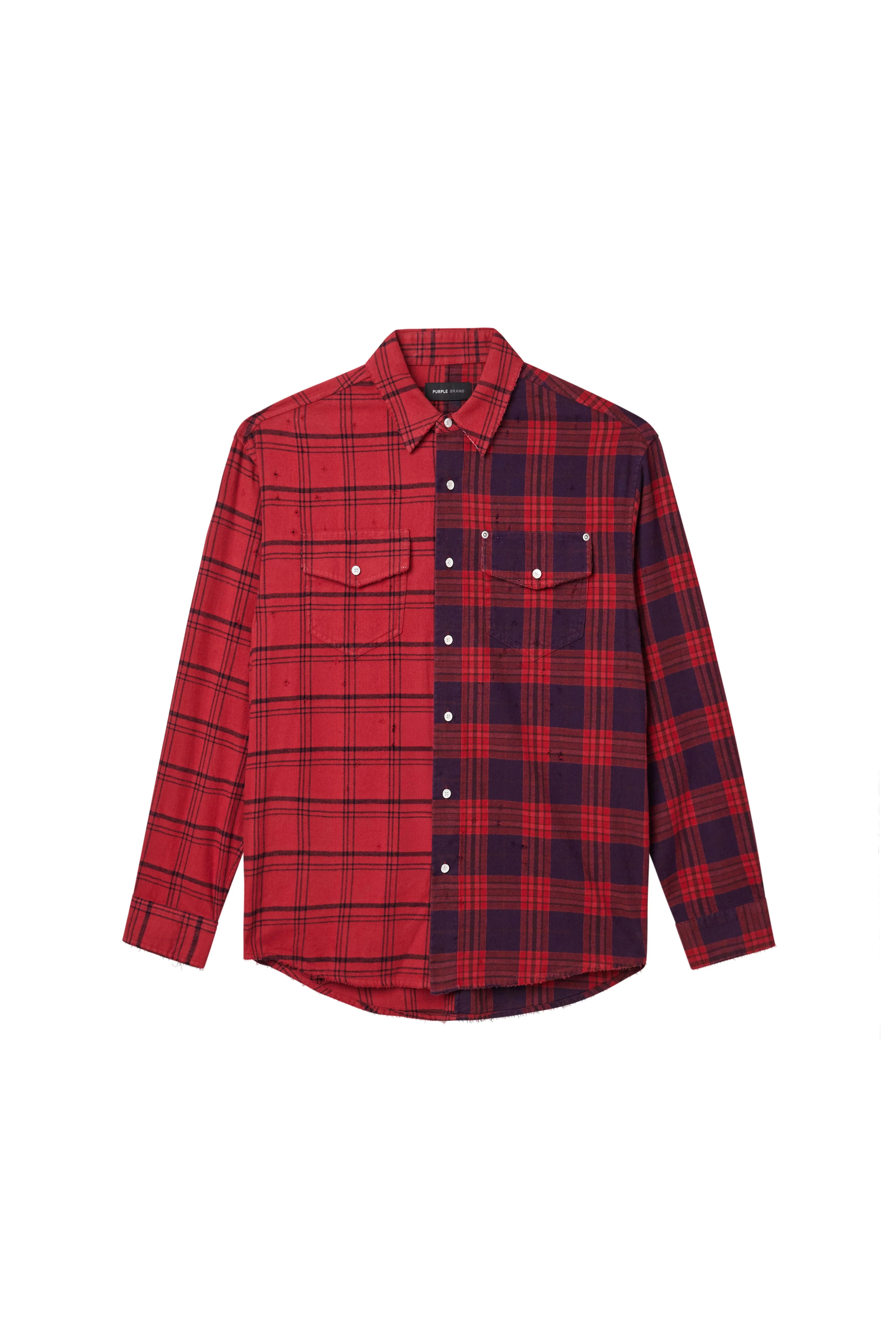 Half & Half Flannel Shirt - Image 5