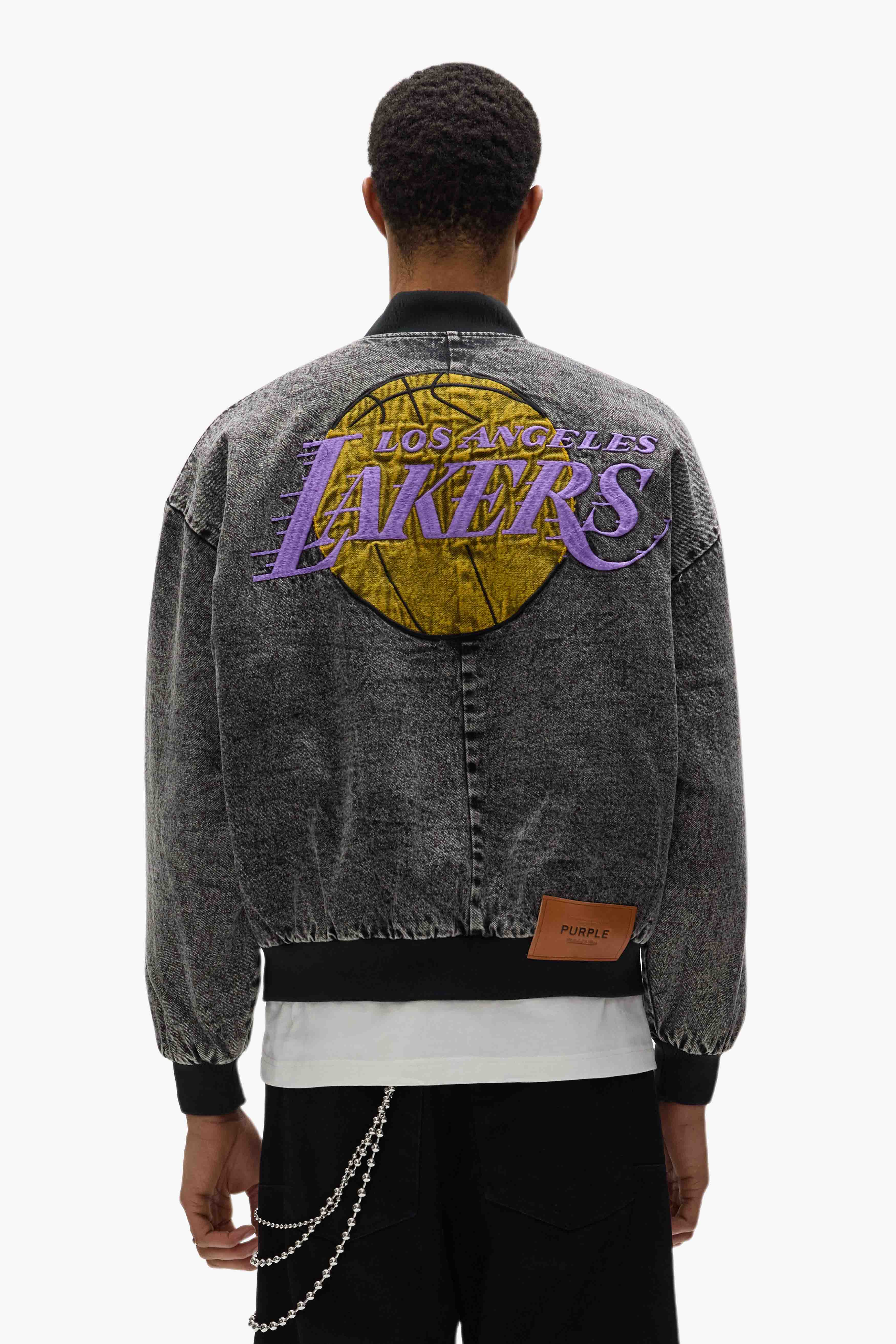 LA Lakers Bomber Jacket - Image 3