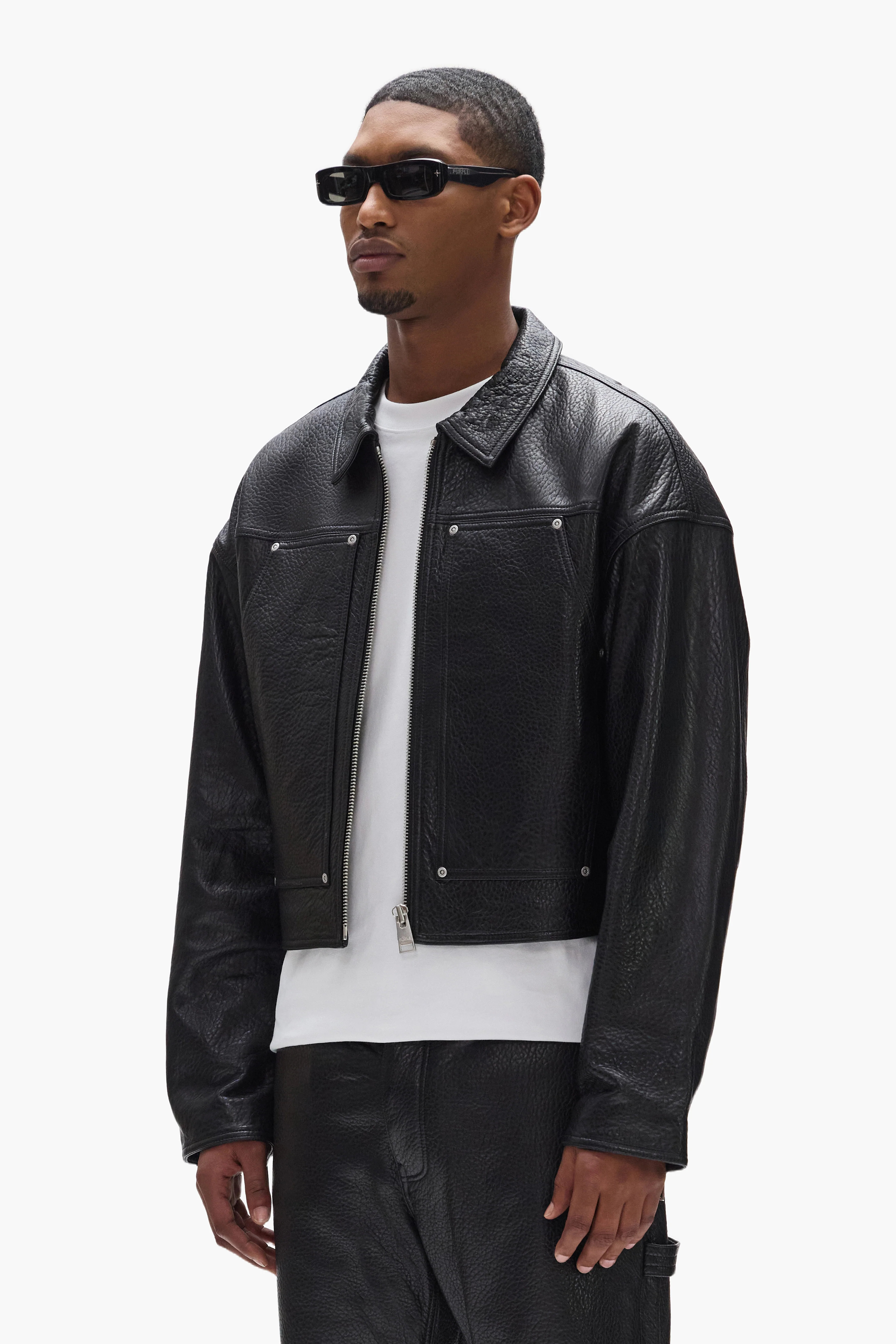 Leather Carpenter Jacket - Image 3