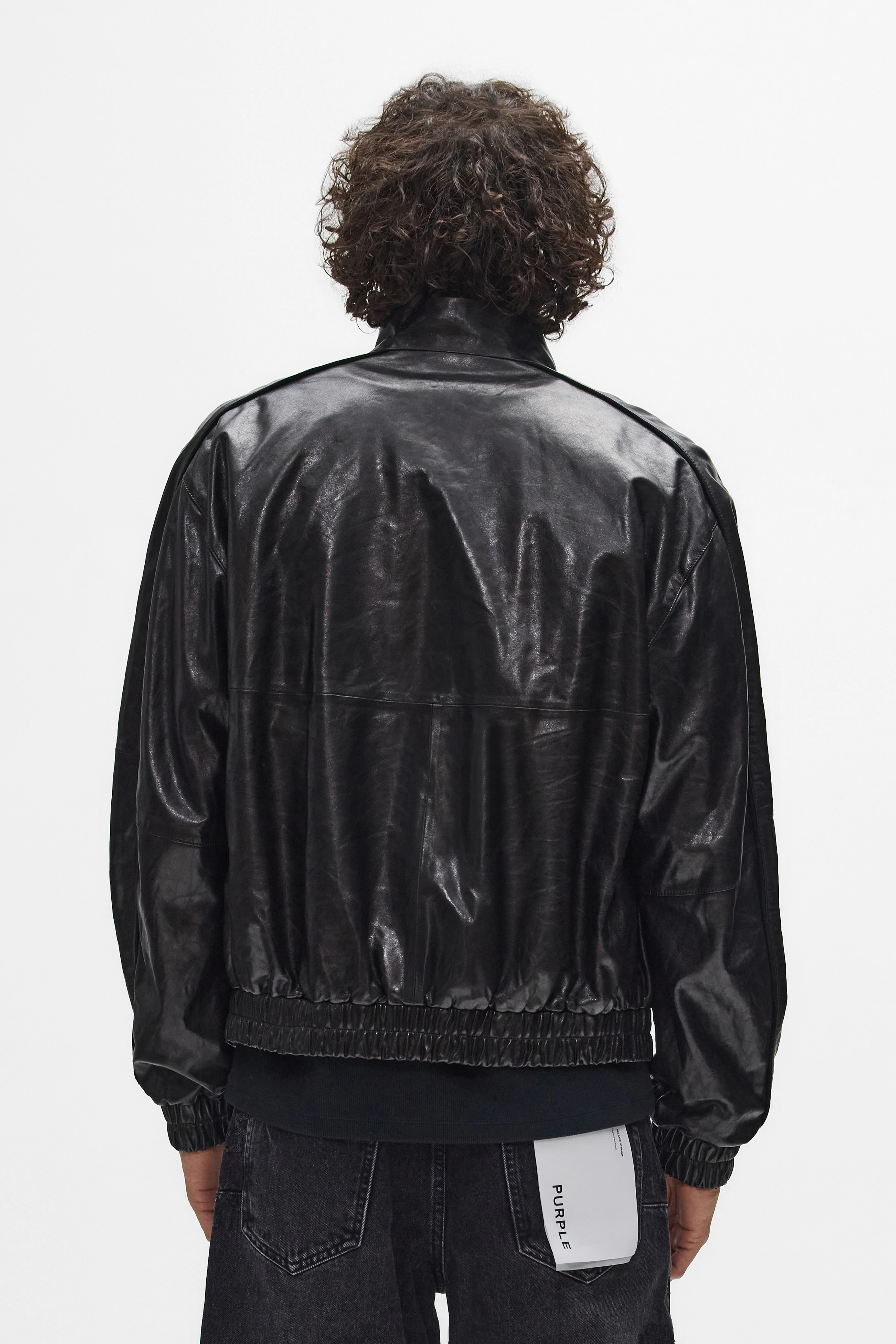 Leather Track Jacket - Image 3