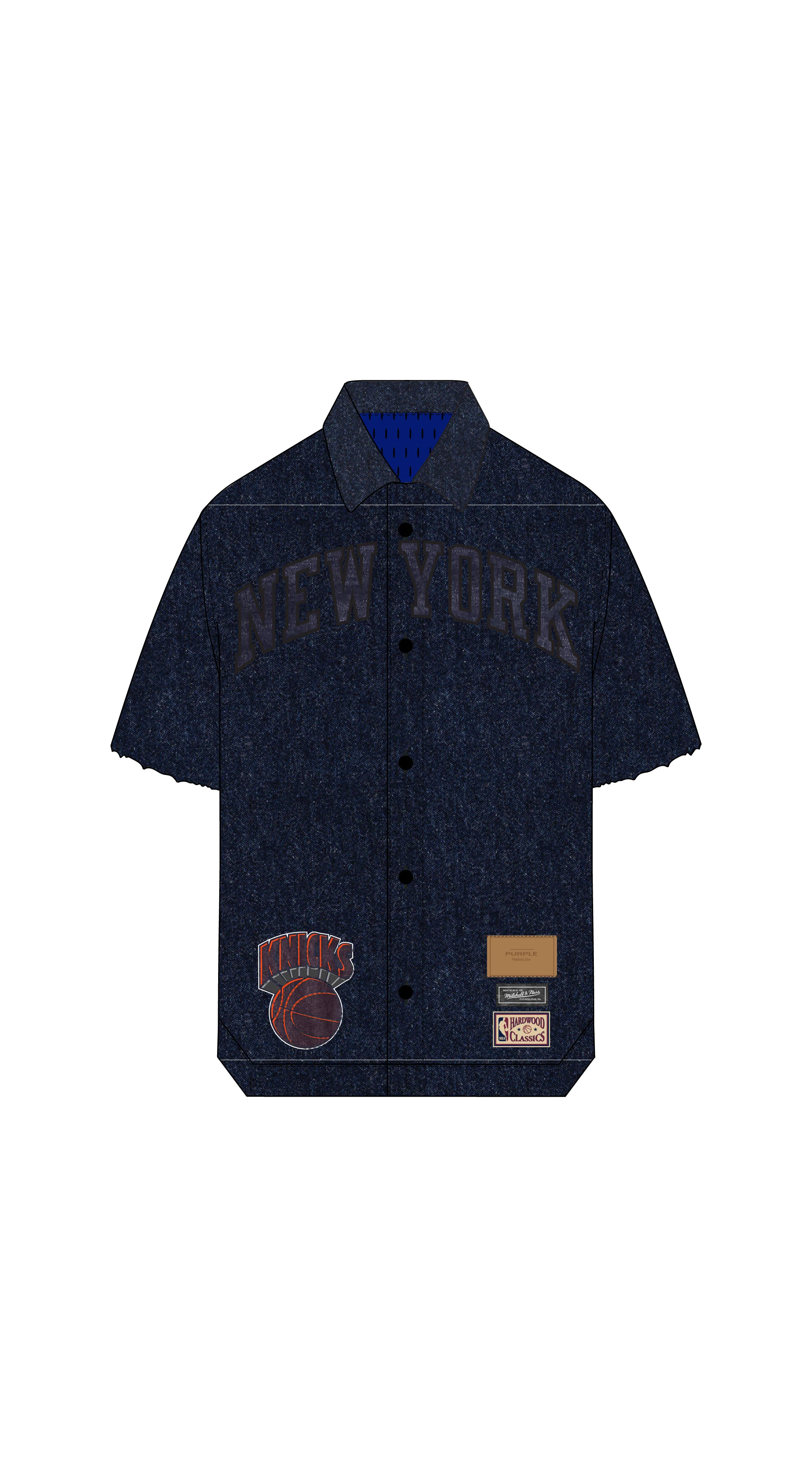 NY Knicks Snap Shirt
