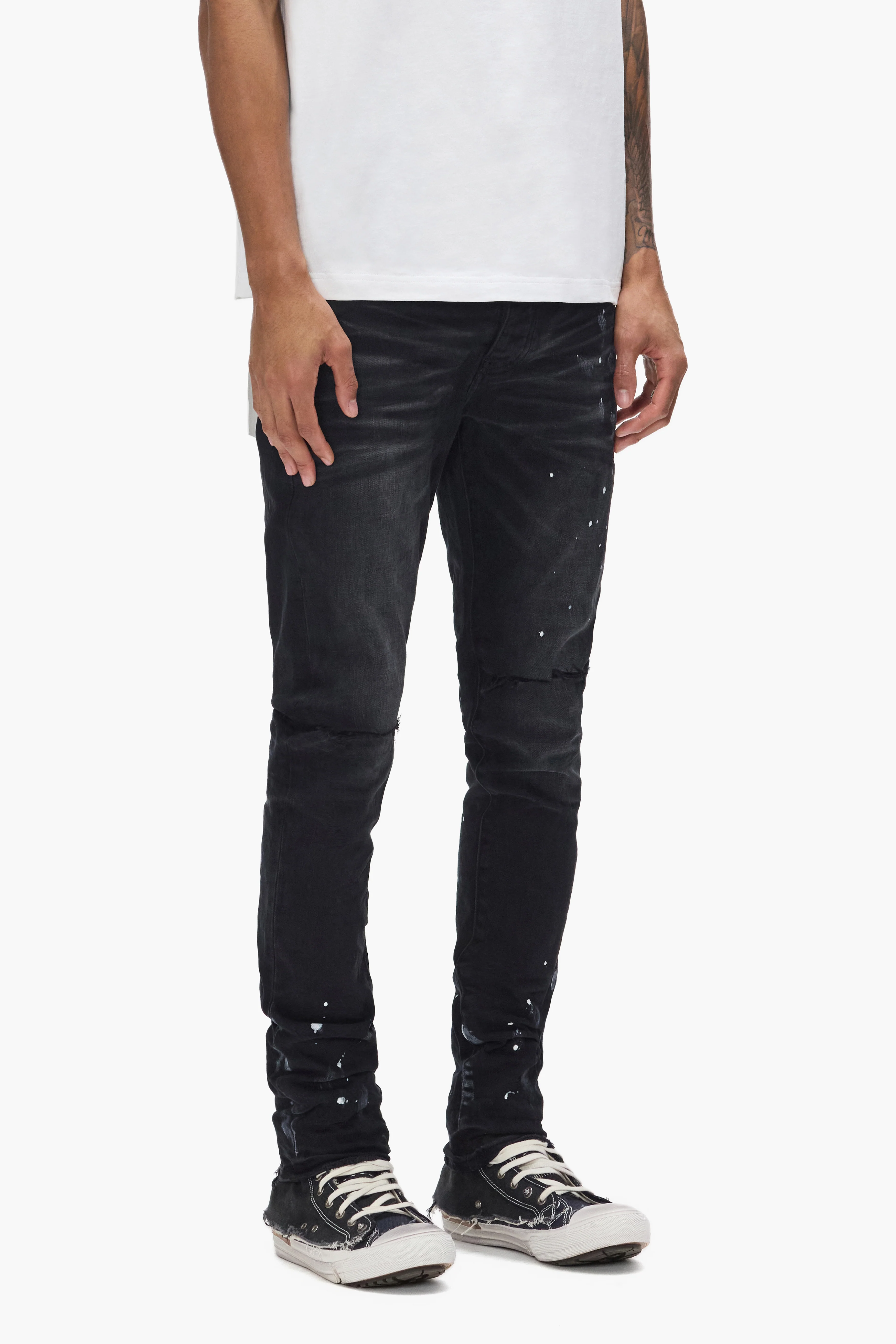 P001 Black Resin Knee Slit - Image 2