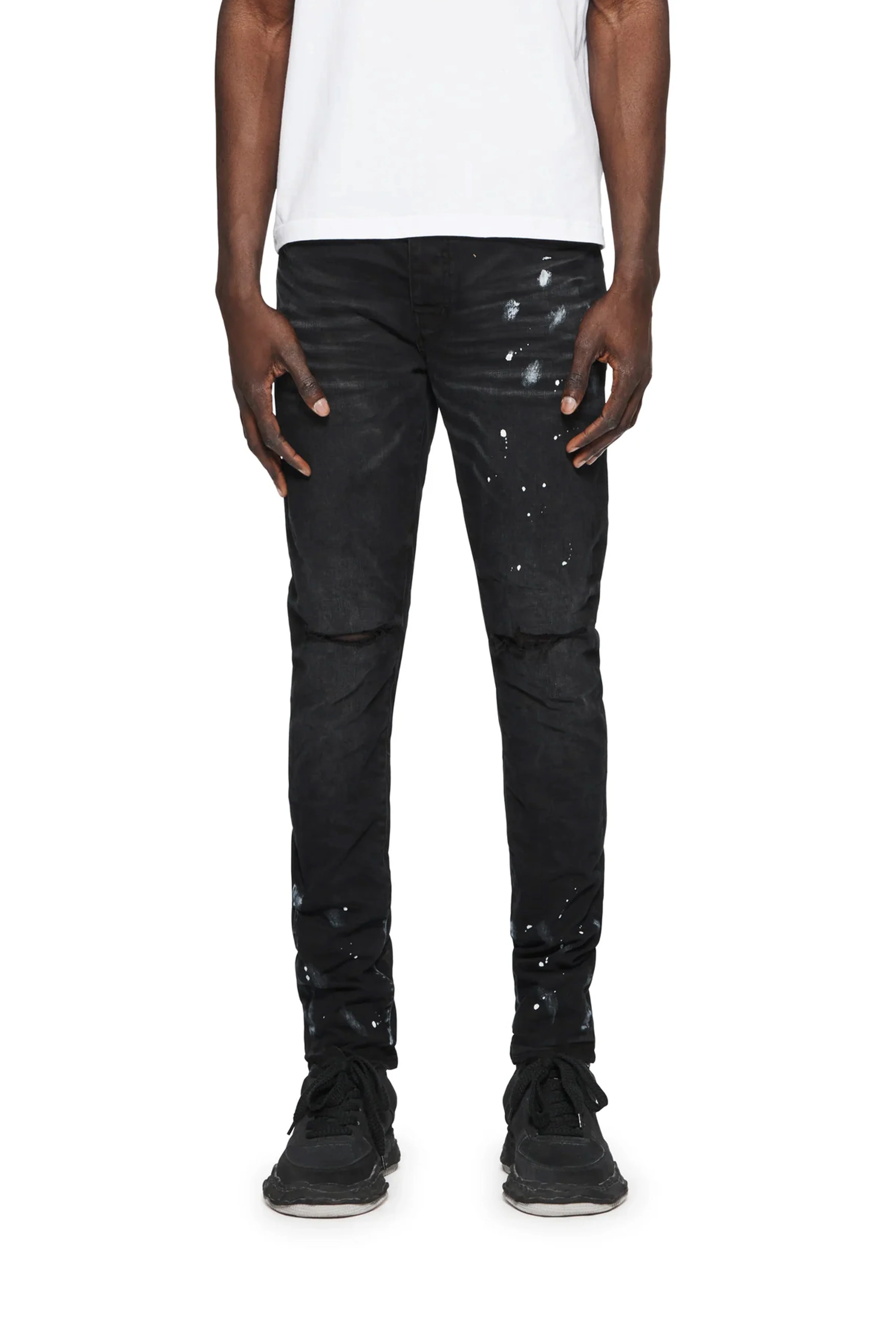 P001 Black Resin Knee Slit - Image 4