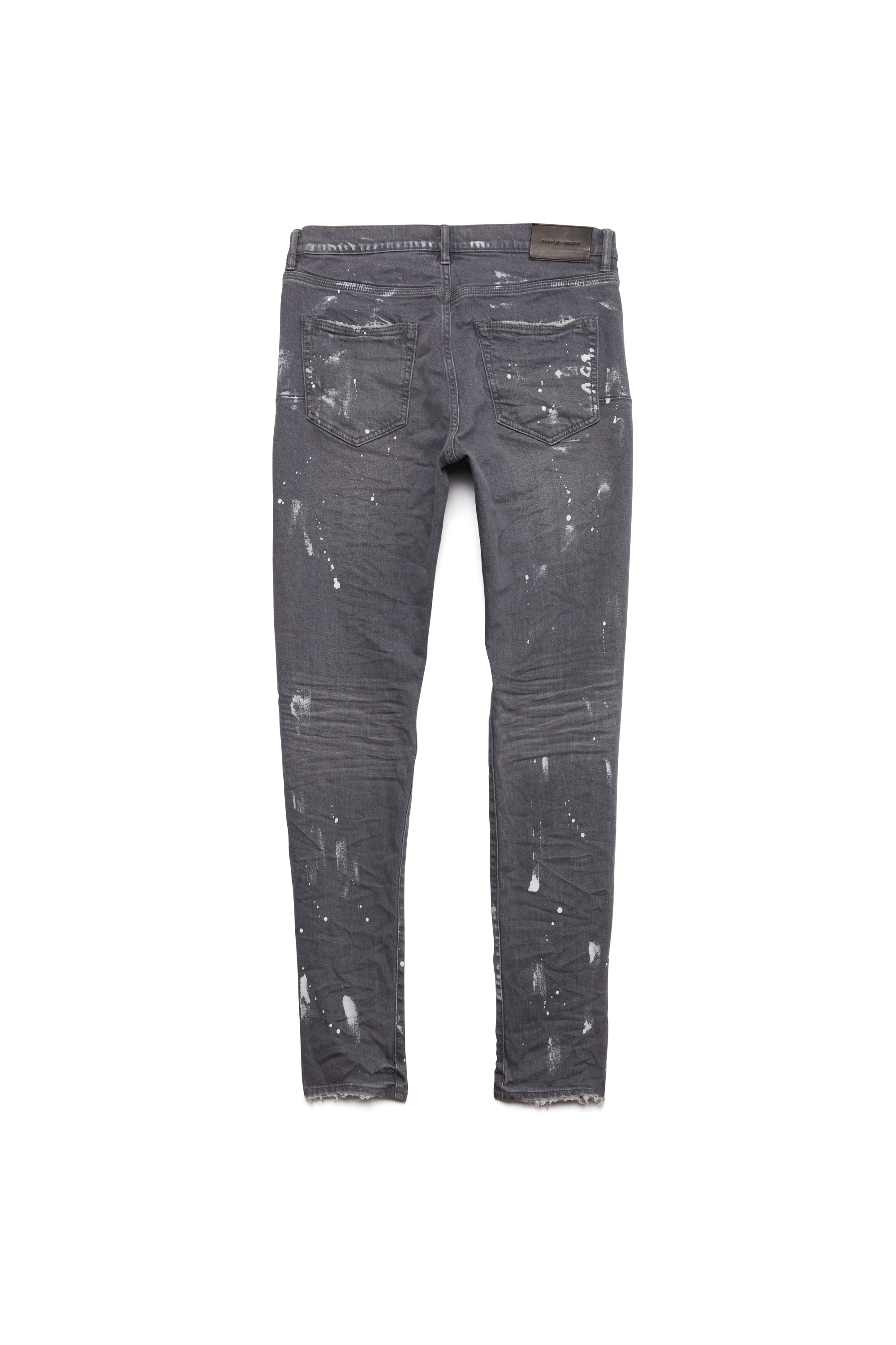 P001 Worn Grey Knee Slit - Image 5