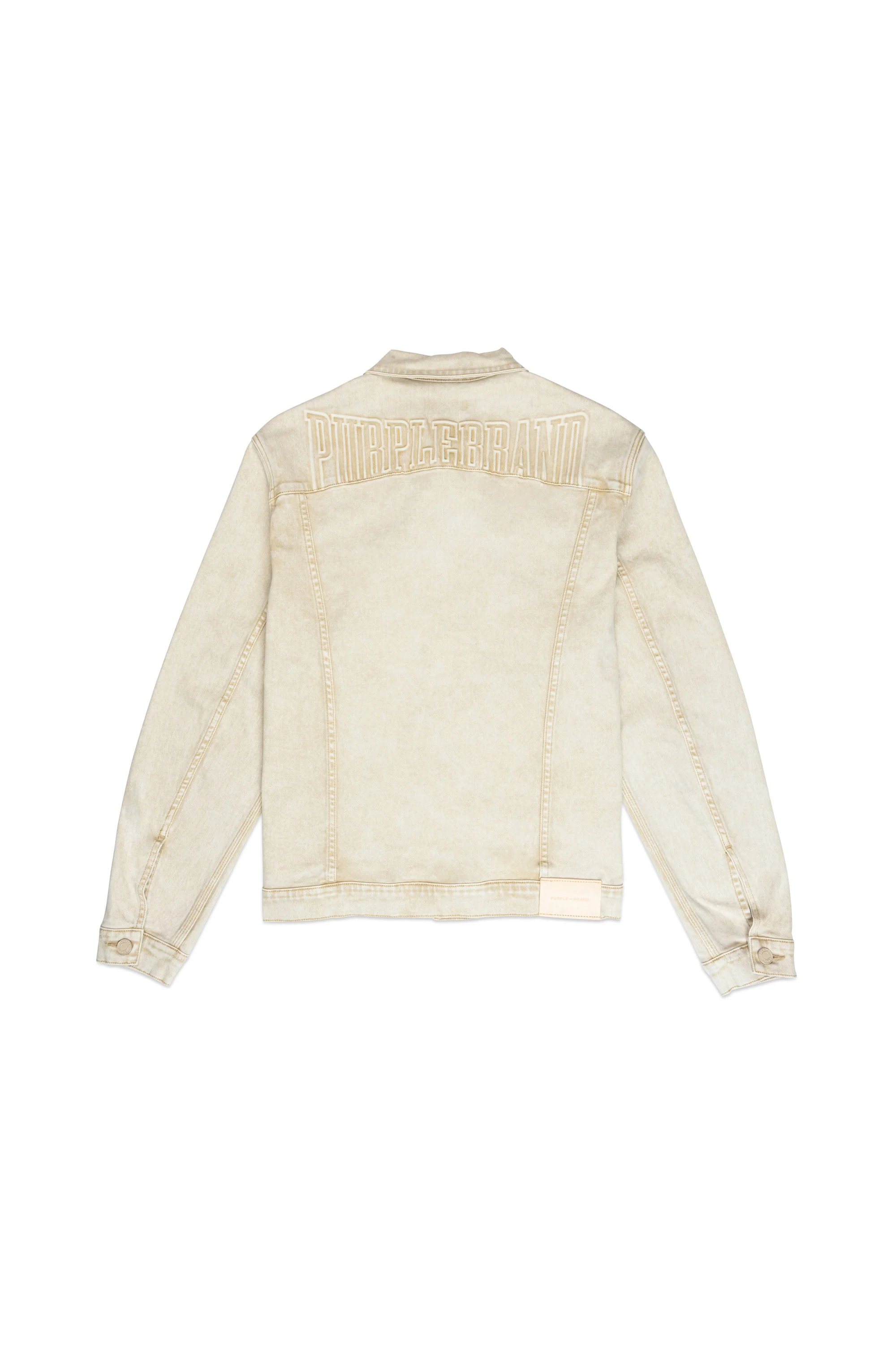 P024 Emboss Heavyweight Trucker Jacket - Image 4