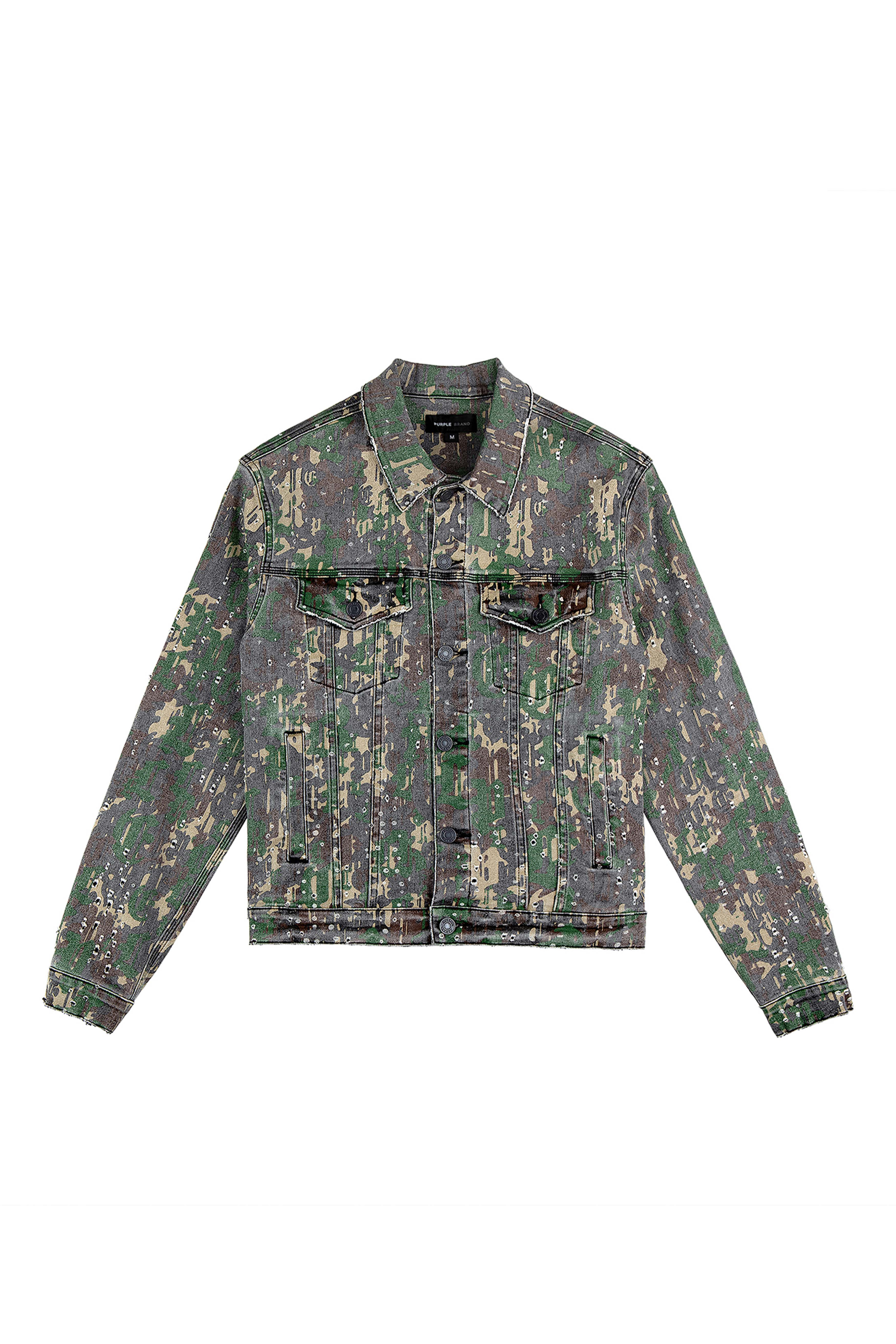 P024 Militaire Buckshot Trucker Jacket - Image 3