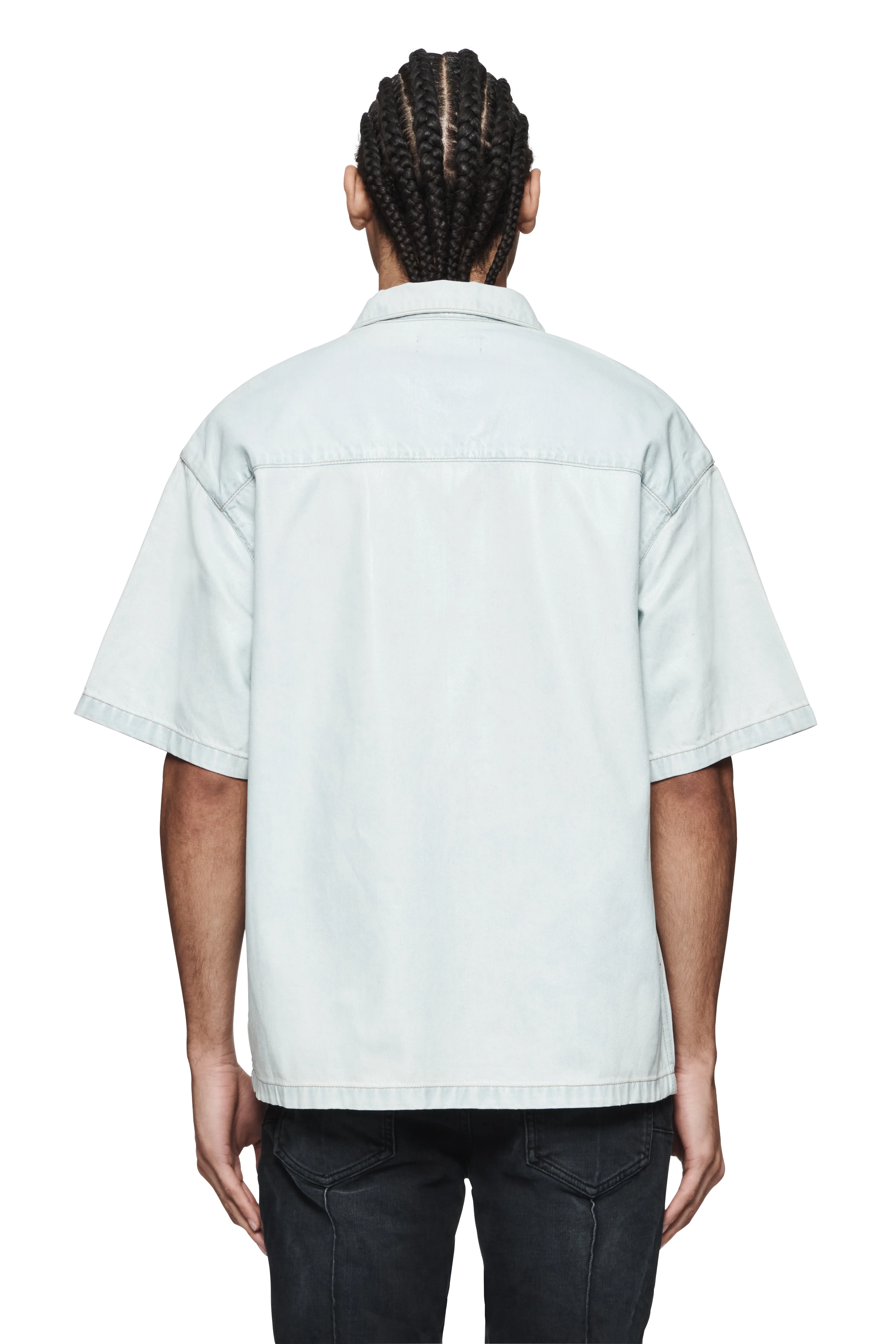 P035 Coated Short Sleeve Shirt - Image 2