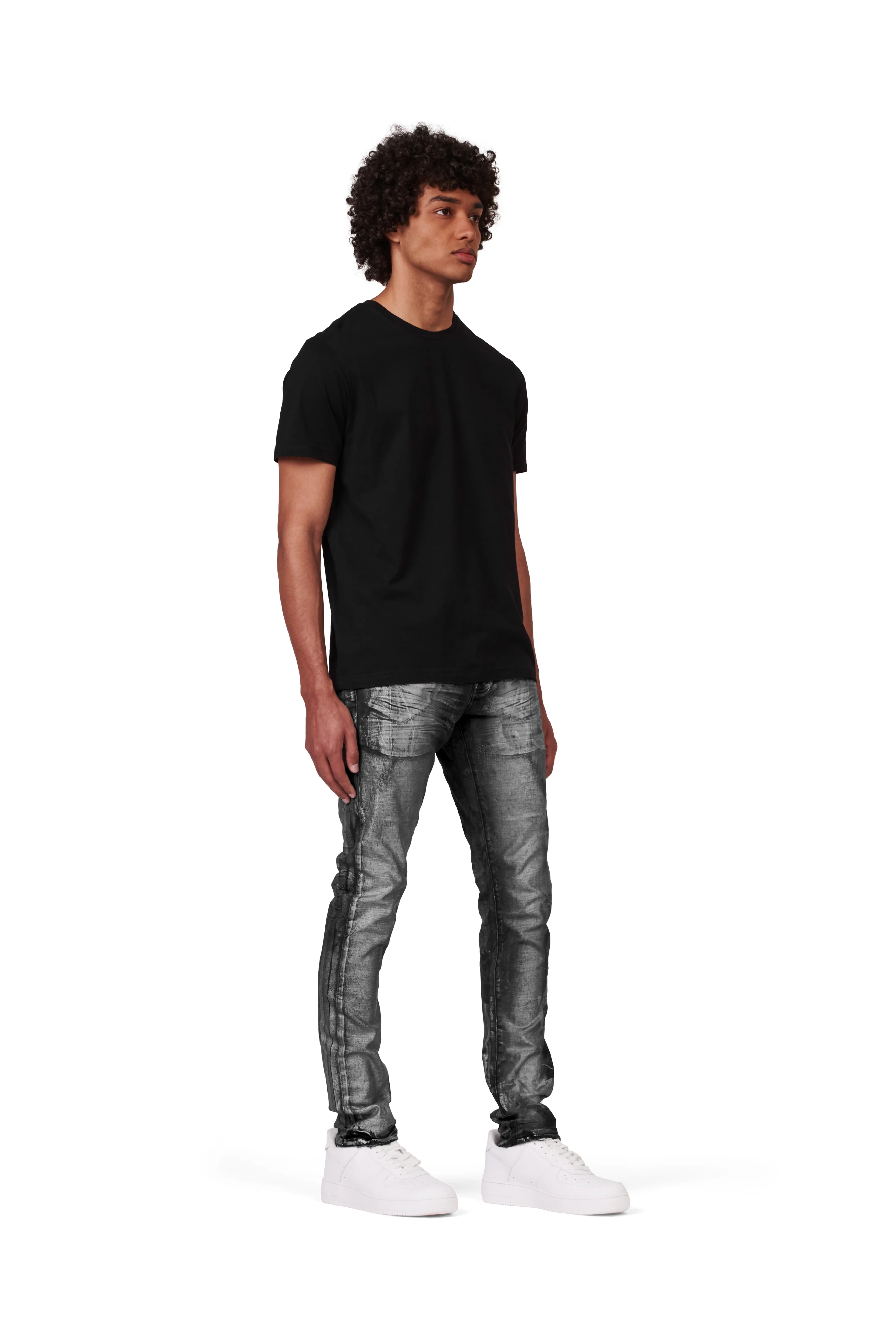P113 REGULAR FIT T-SHIRT 3 PACK - Black - Image 5