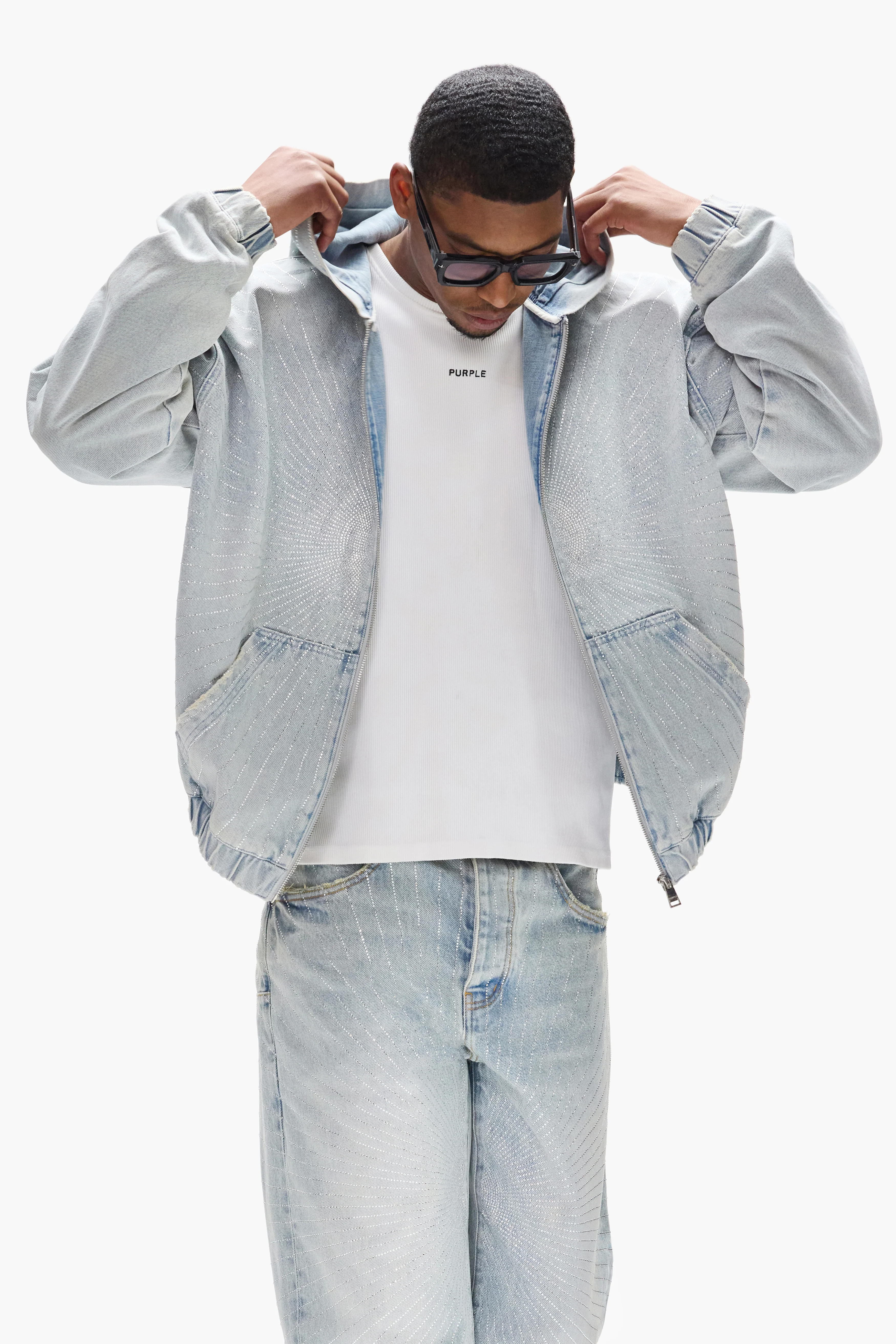 Radial Hotfix Zip Up Hoodie - Image 2