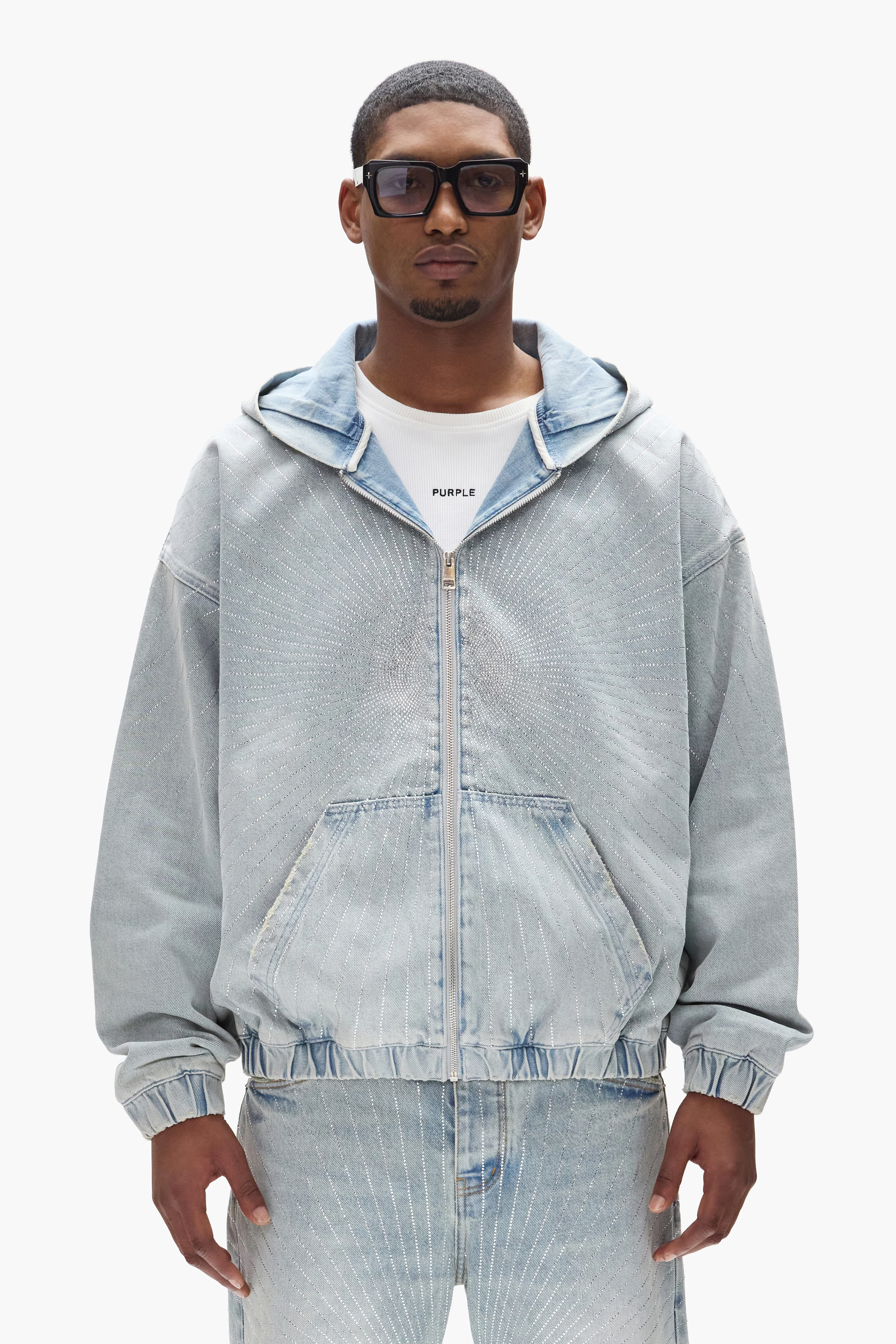 Radial Hotfix Zip Up Hoodie - Image 5
