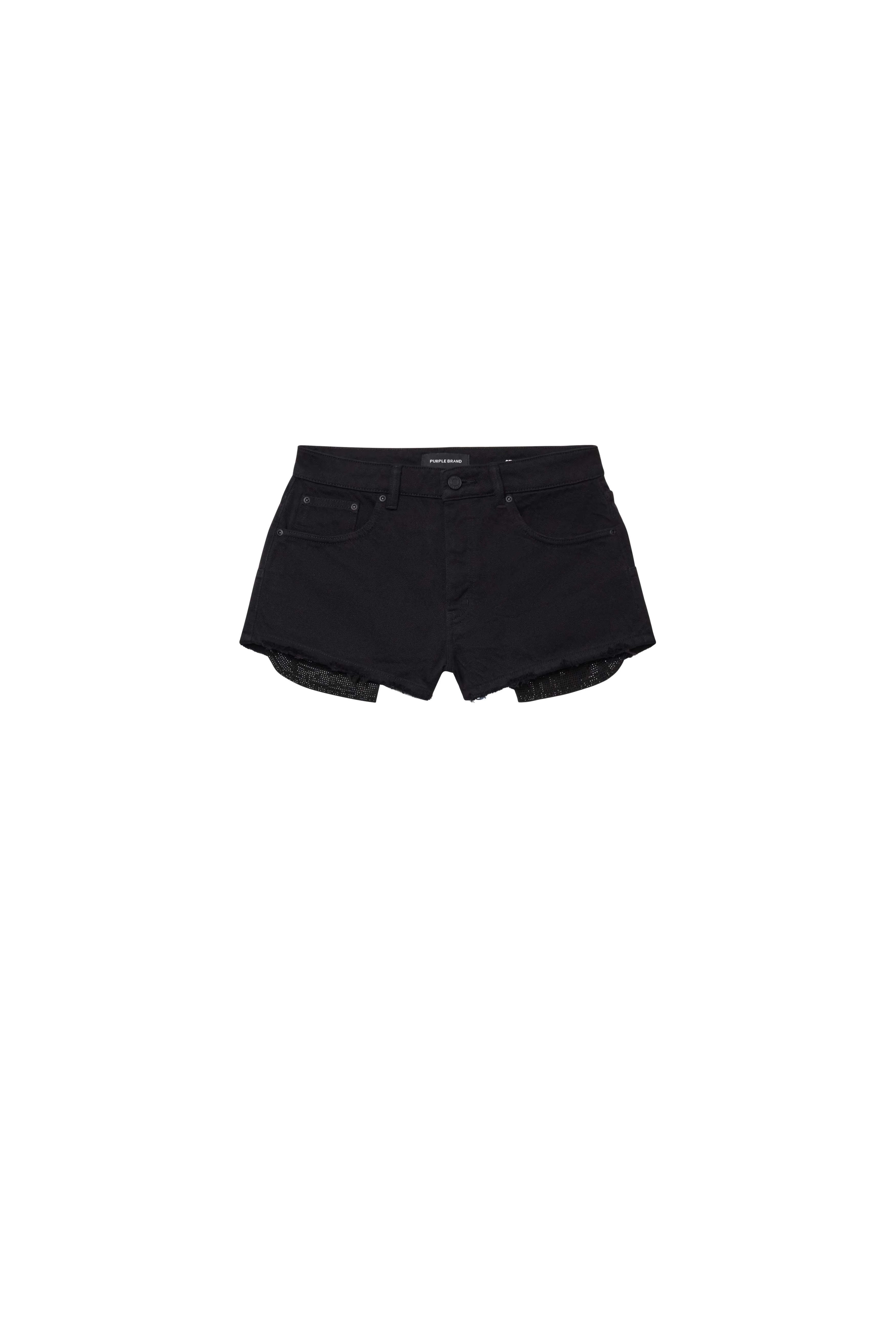 Rhinestone Denim Shorts - Image 4