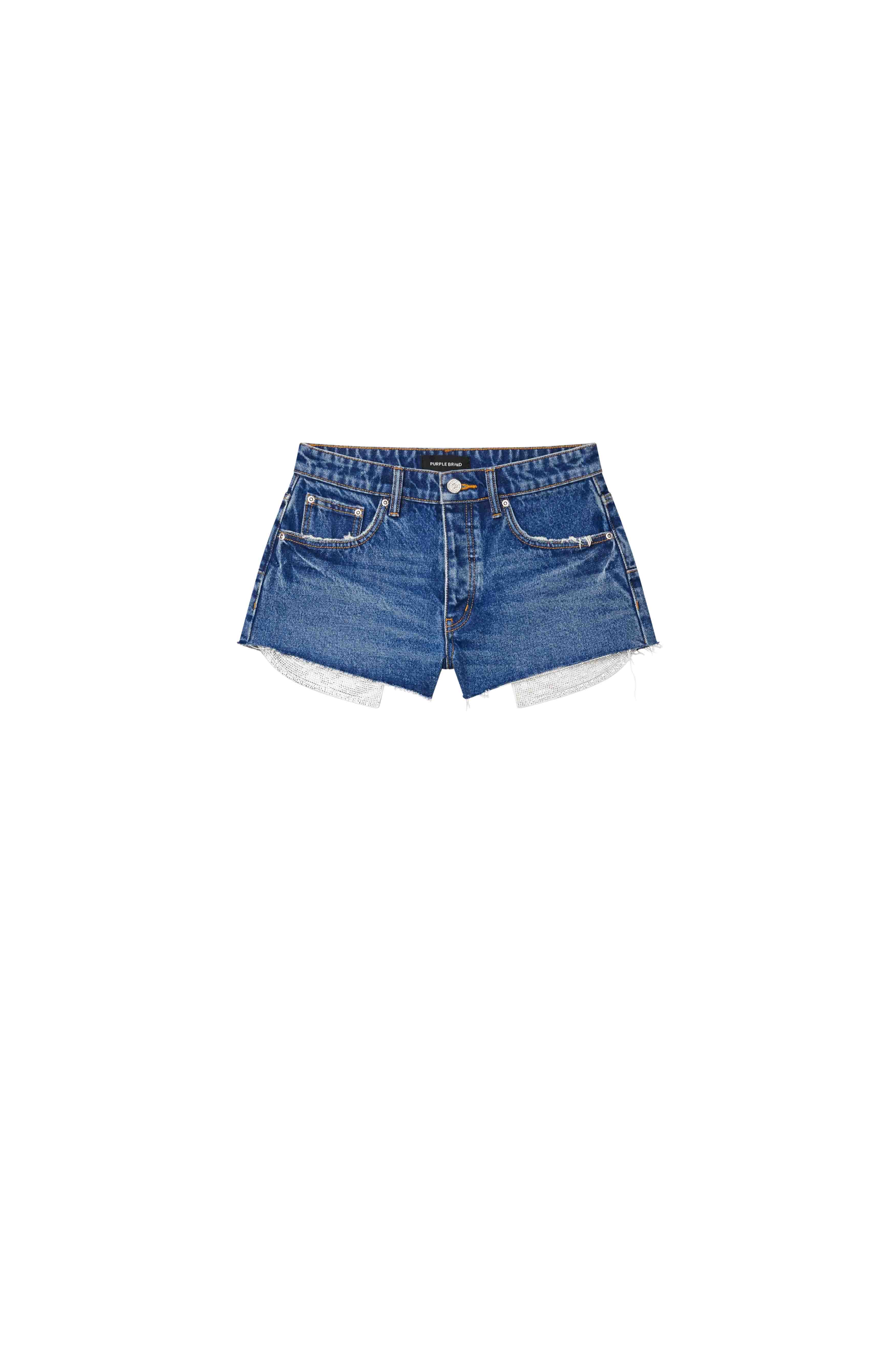 Rhinestone Denim Shorts - Image 5