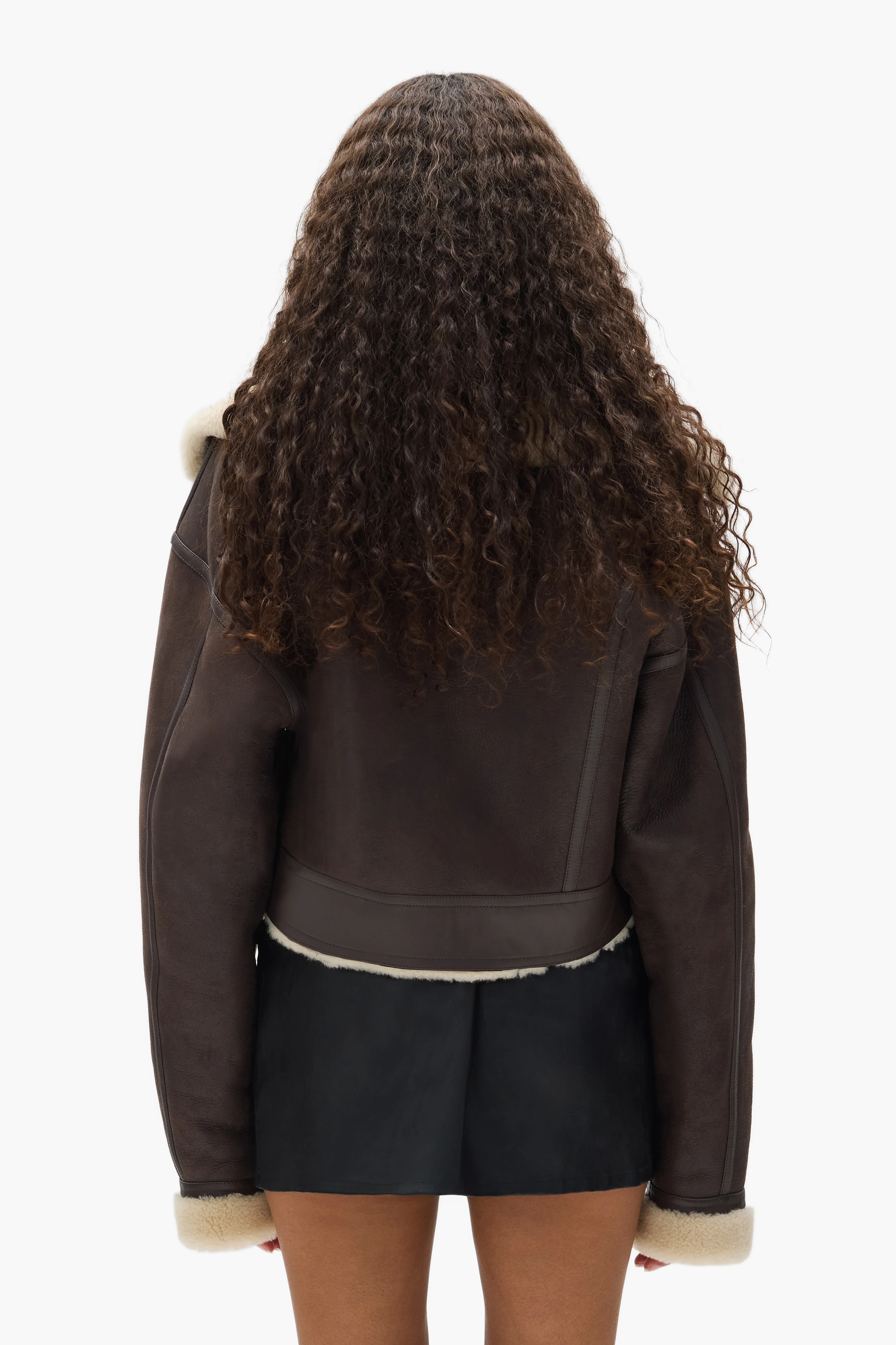 Sherpa Leather Jacket - Image 4