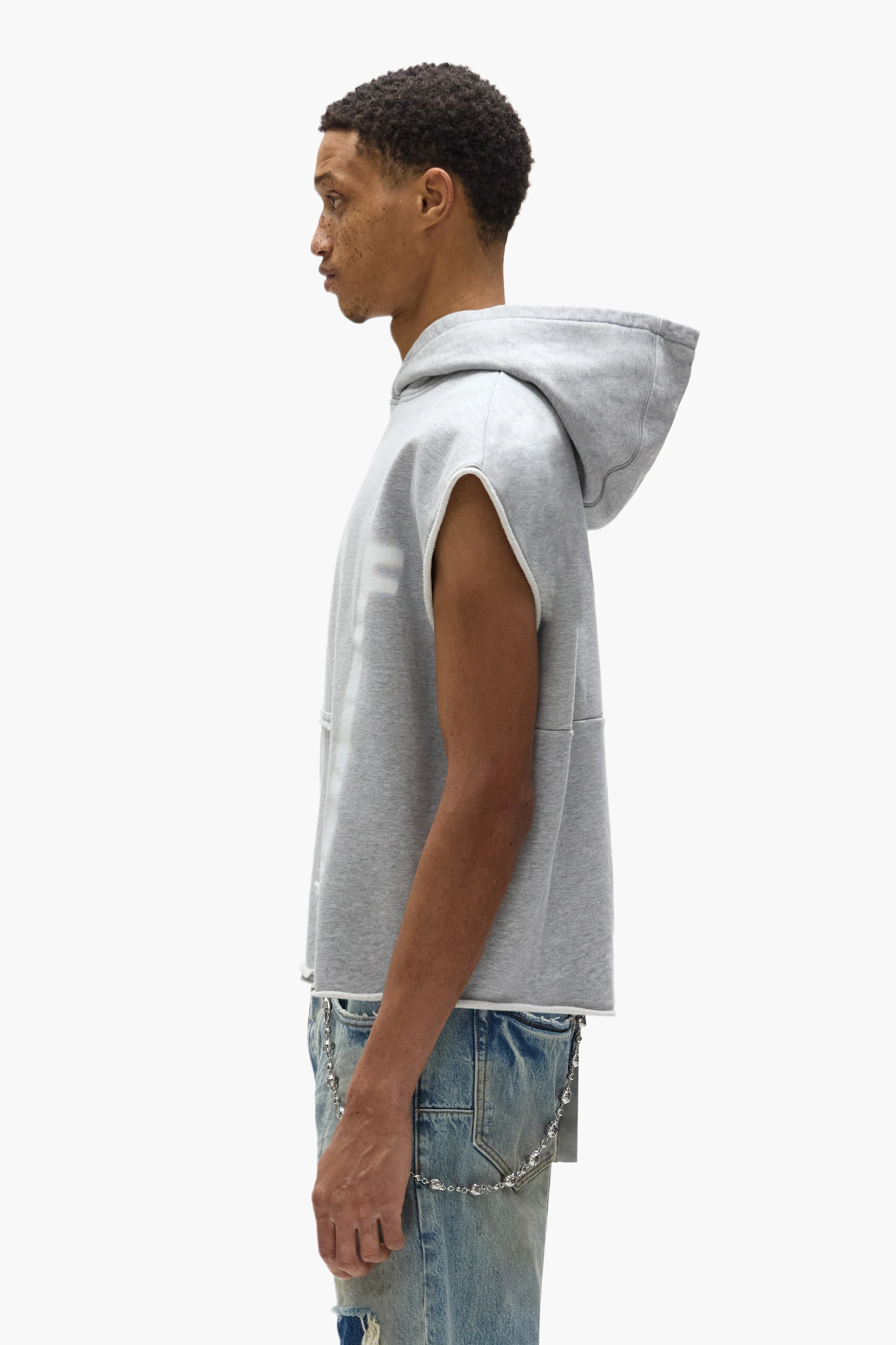 Sleeveless Hoodie - Image 2