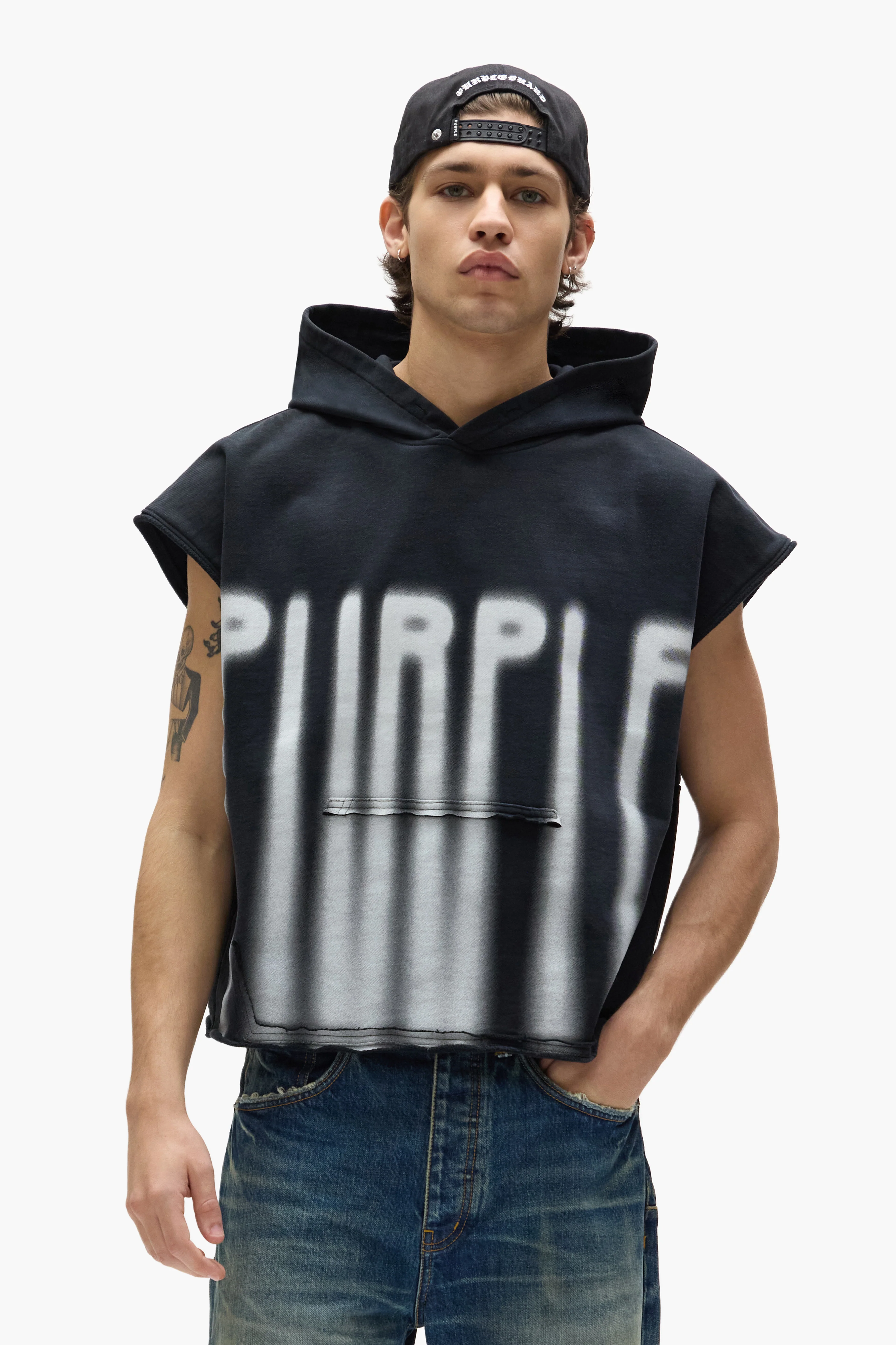 Sleeveless Hoodie - Image 4