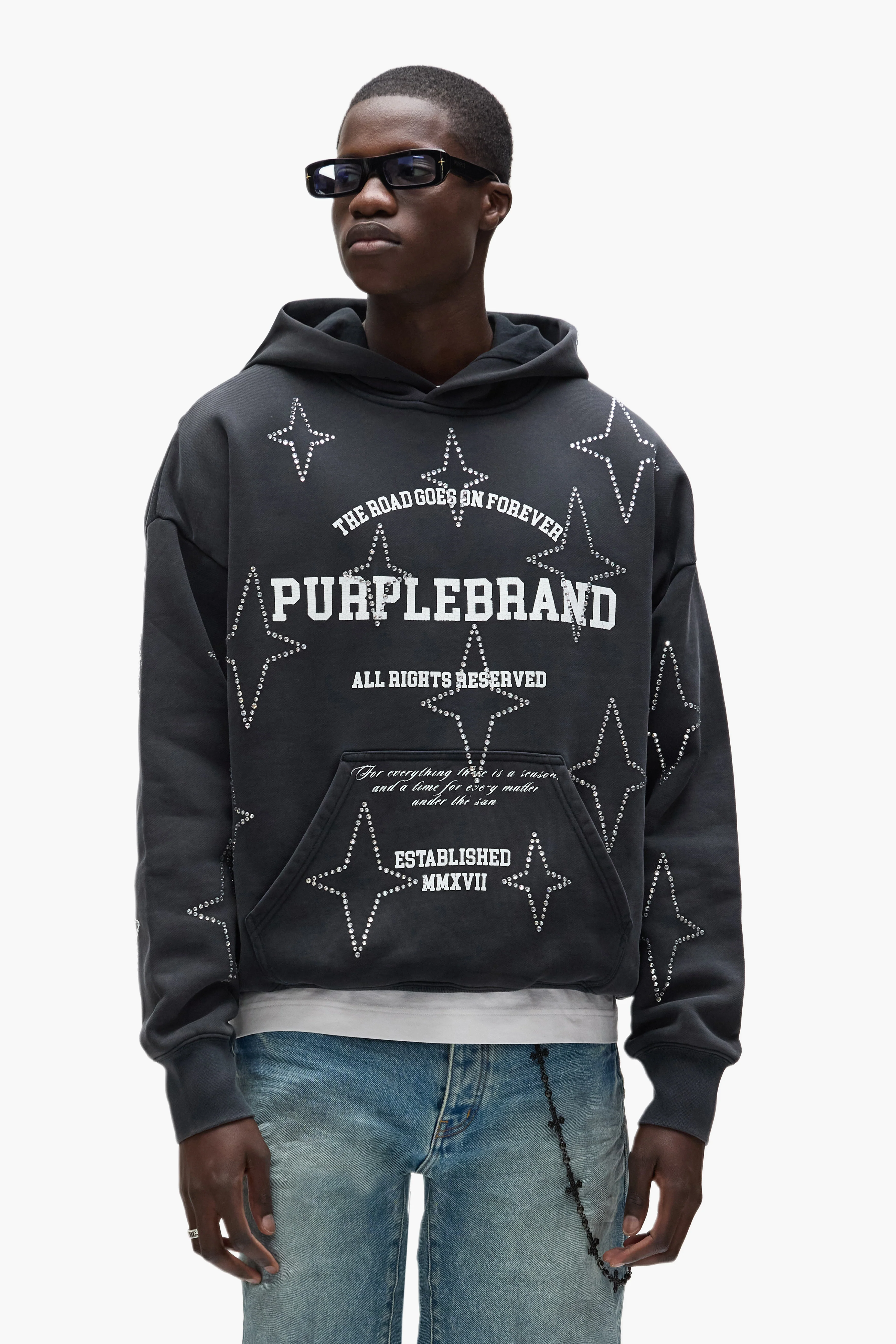 Stacked Crystal Stars Hoodie - Image 4