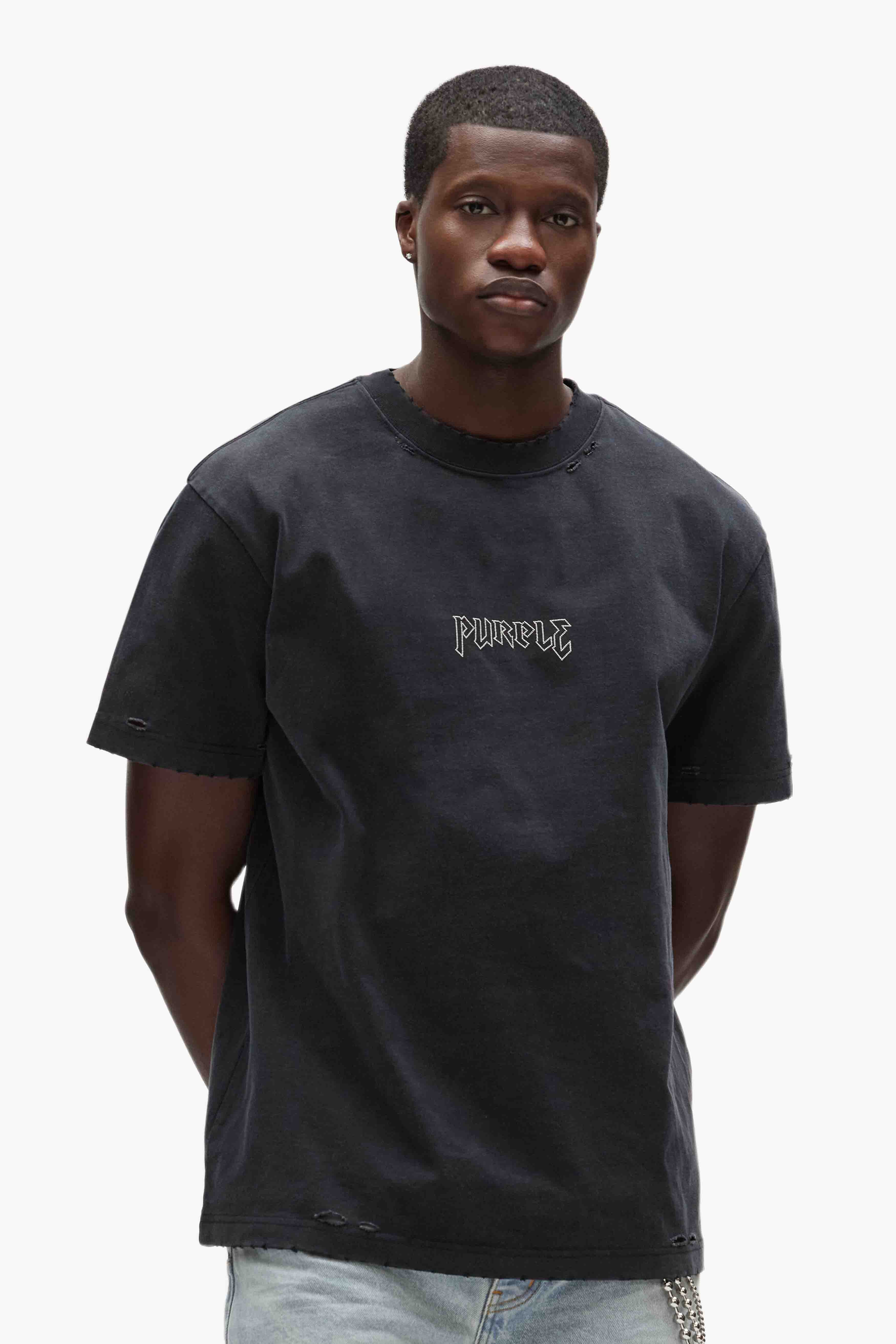 Studded Metal Tee - Image 3