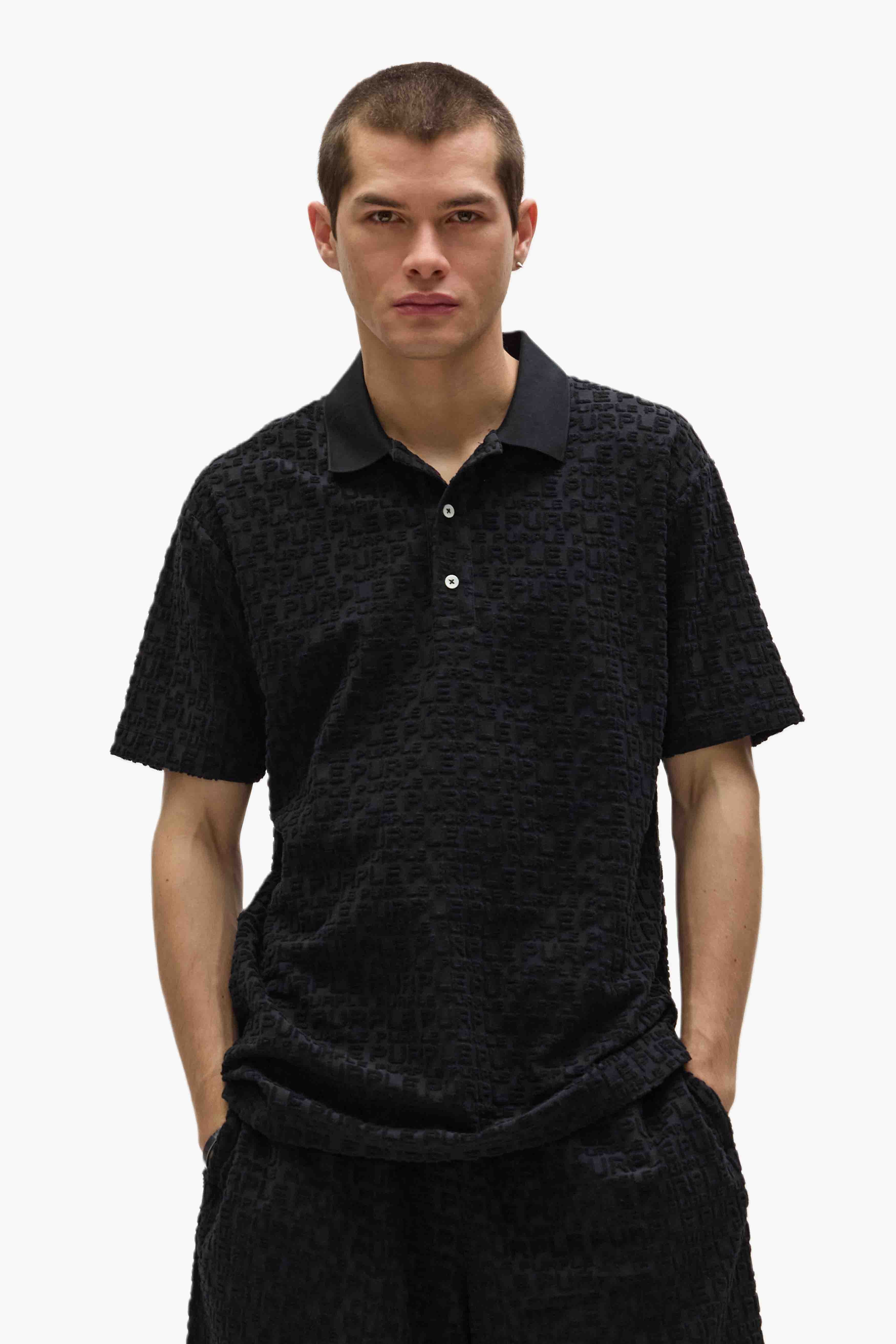 Terry Jacquard Polo - Image 4