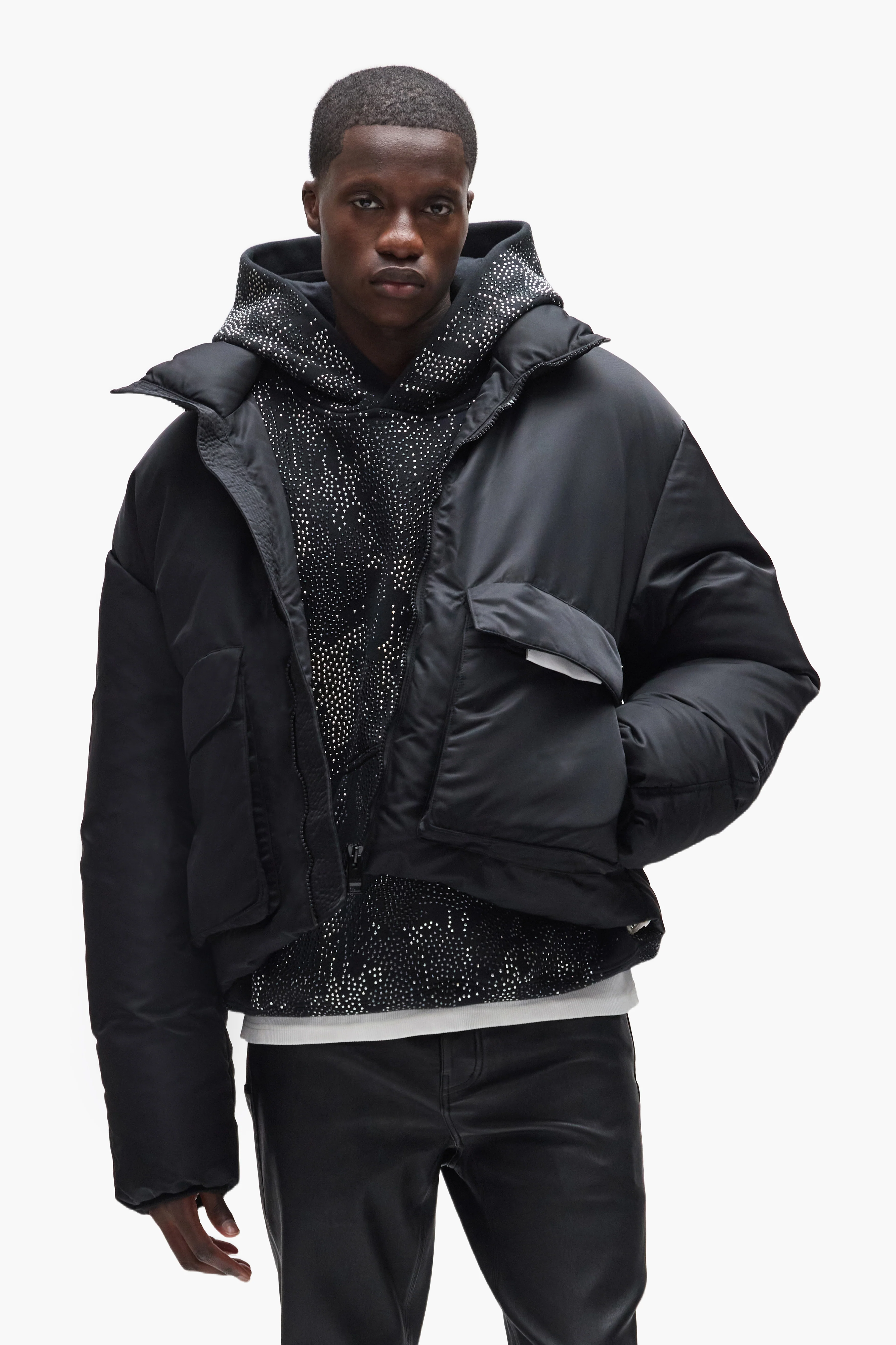 Twill Puffer Jacket - Image 4