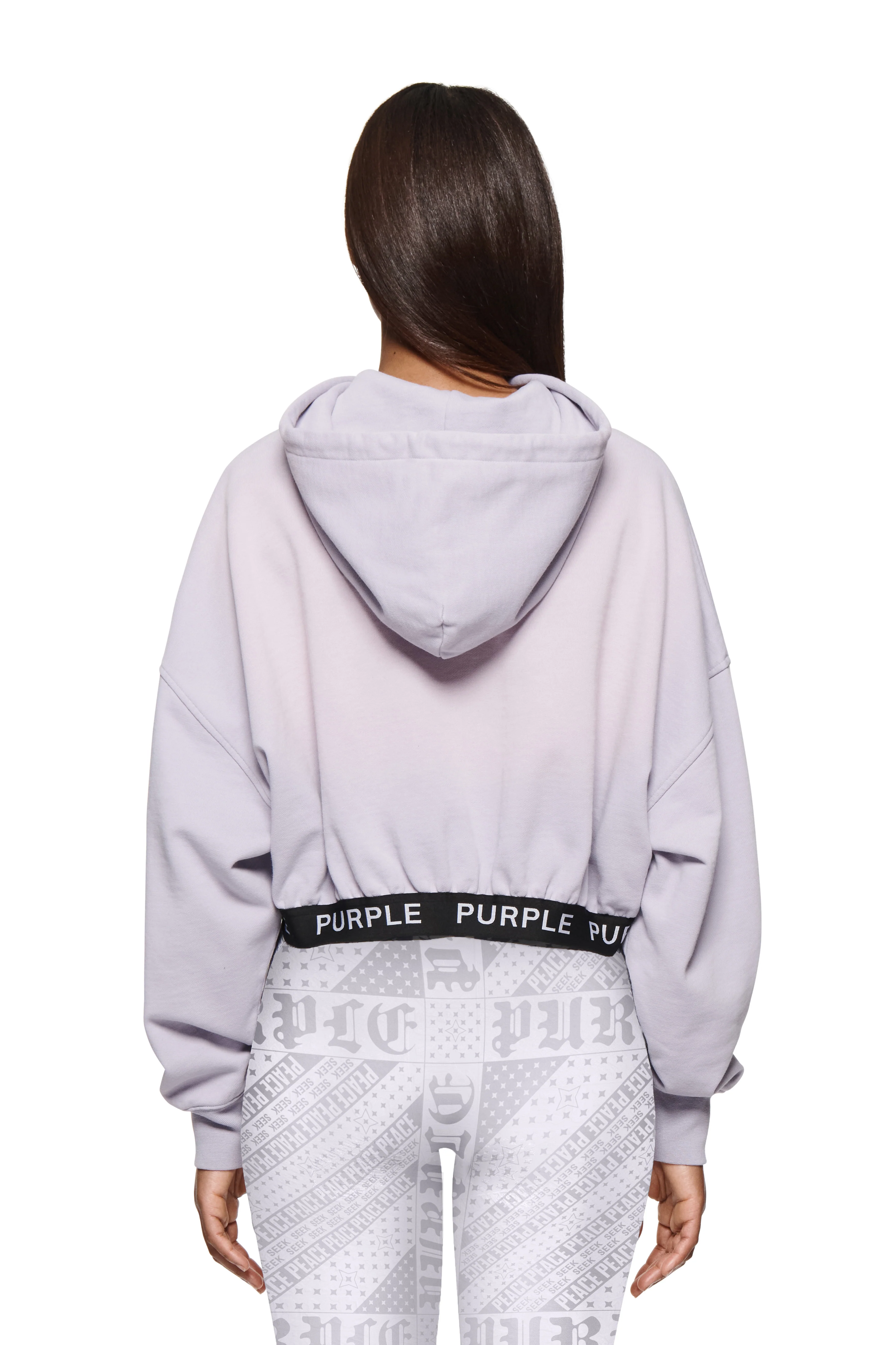 Wisteria Cropped Hoodie - Image 2
