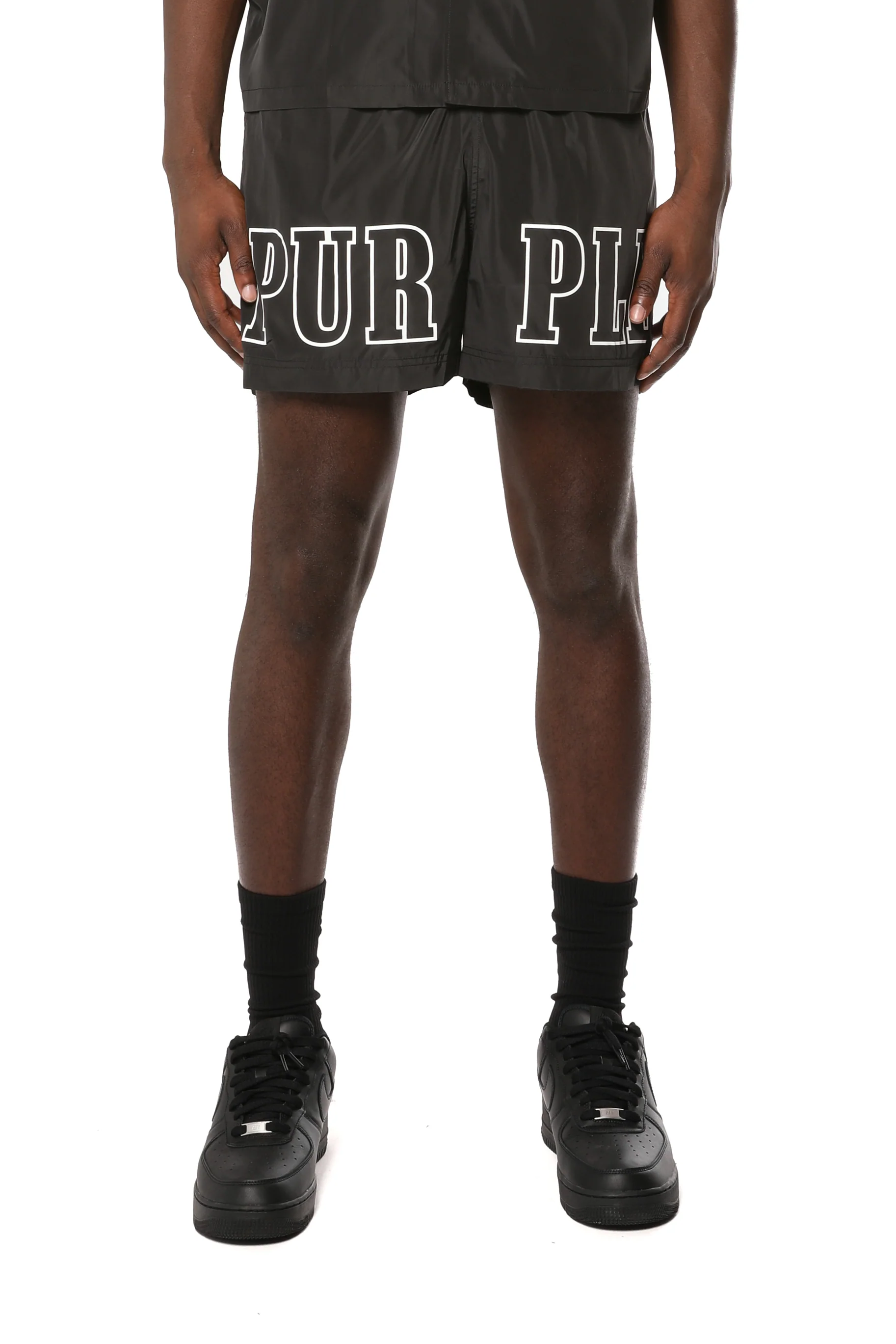 Wordmark Outline Swim Short