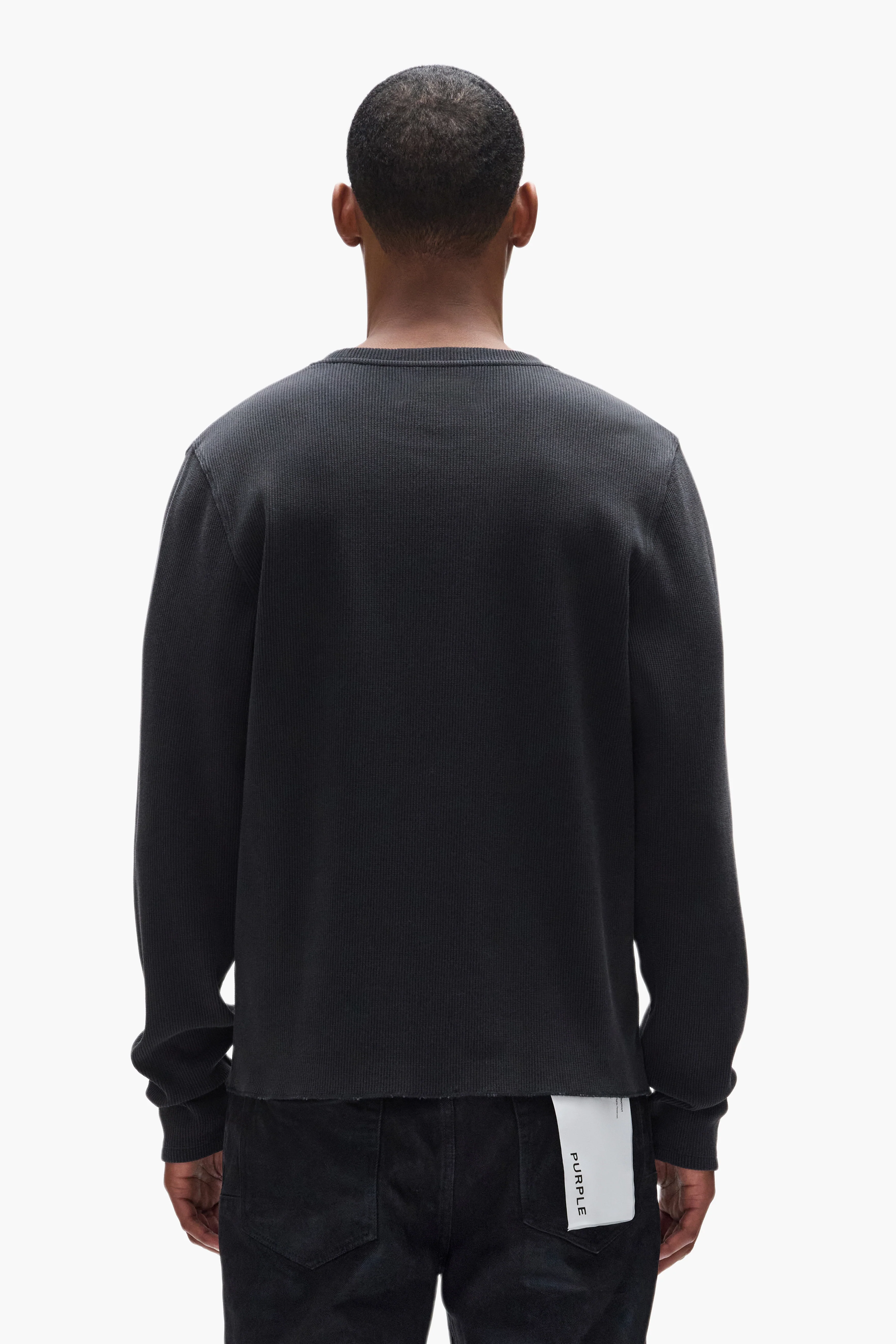 Wordmark Waffle Long Sleeve - Image 3